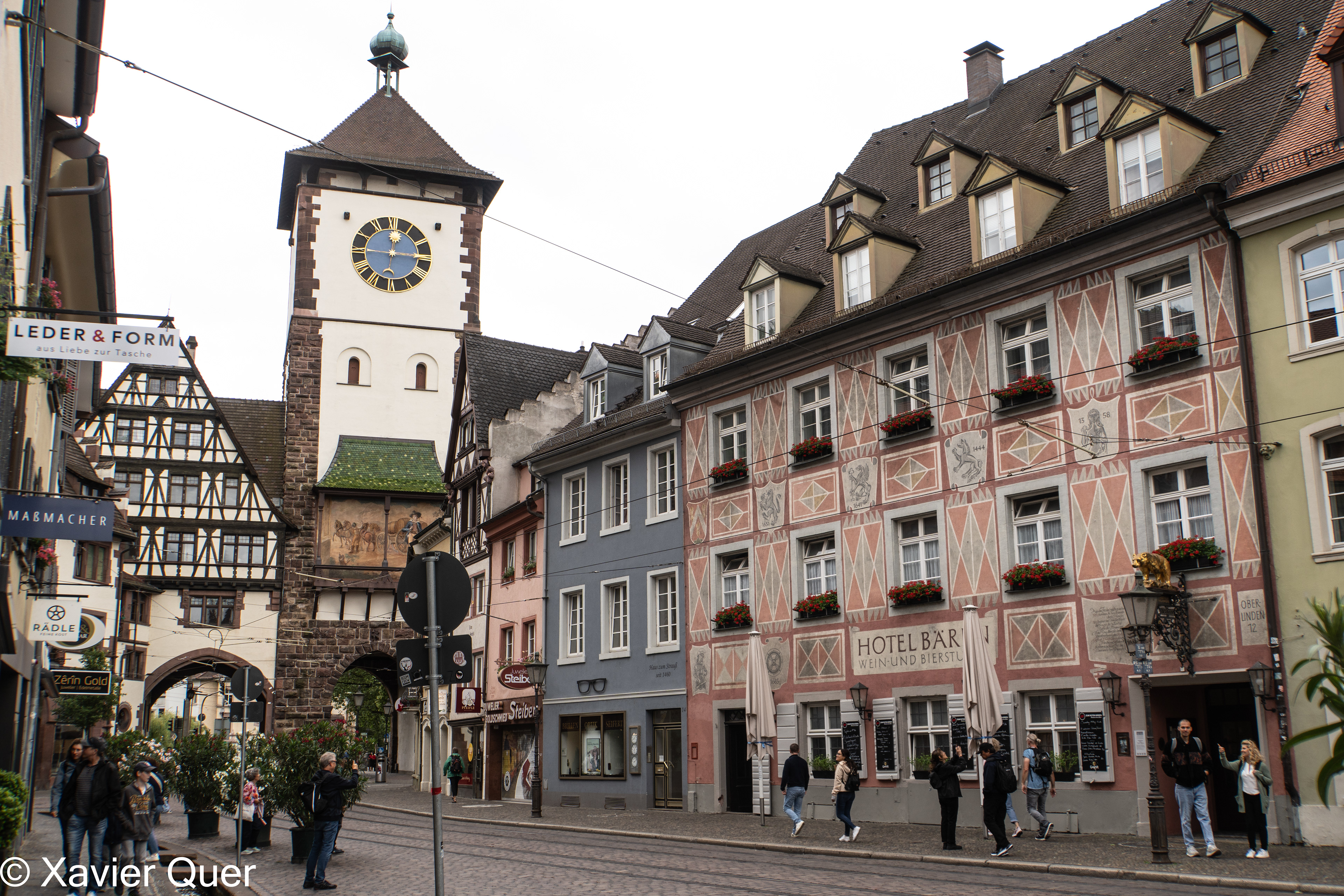 La porta de Martinstor, Friburg (Freiburg im Breisgau, Baden-Württemberg, Alemanya)