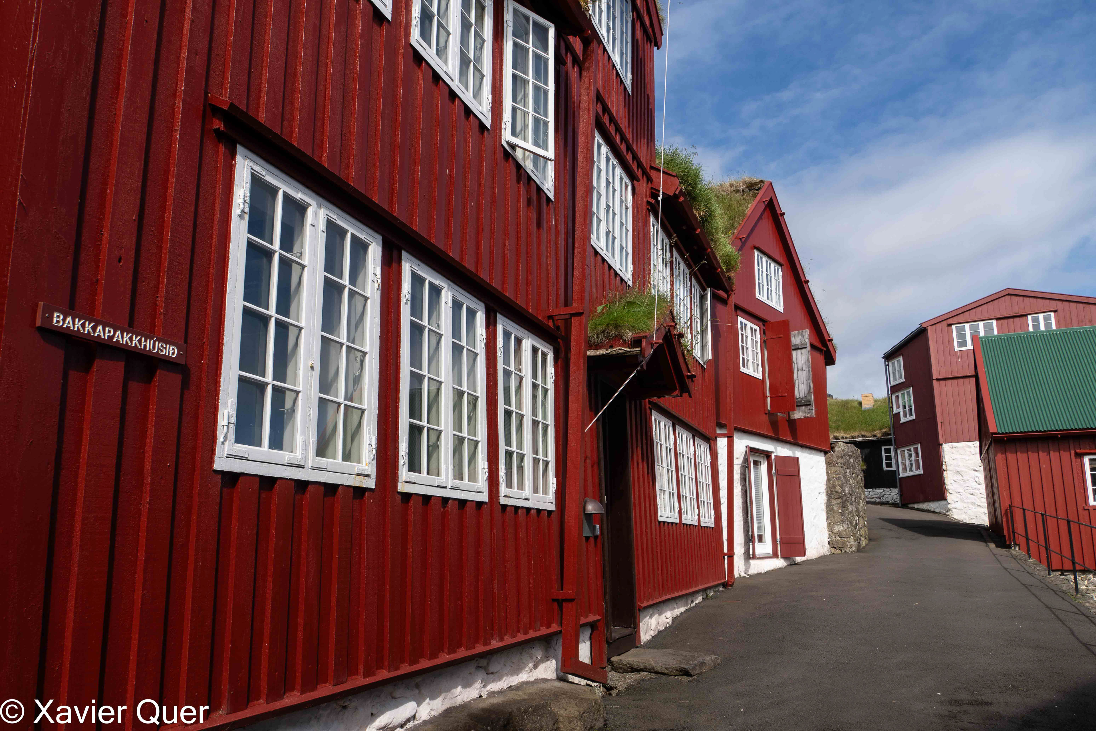 Edifics governamentals del barri de Tinganes, Torshavn. Illes Fèroe.