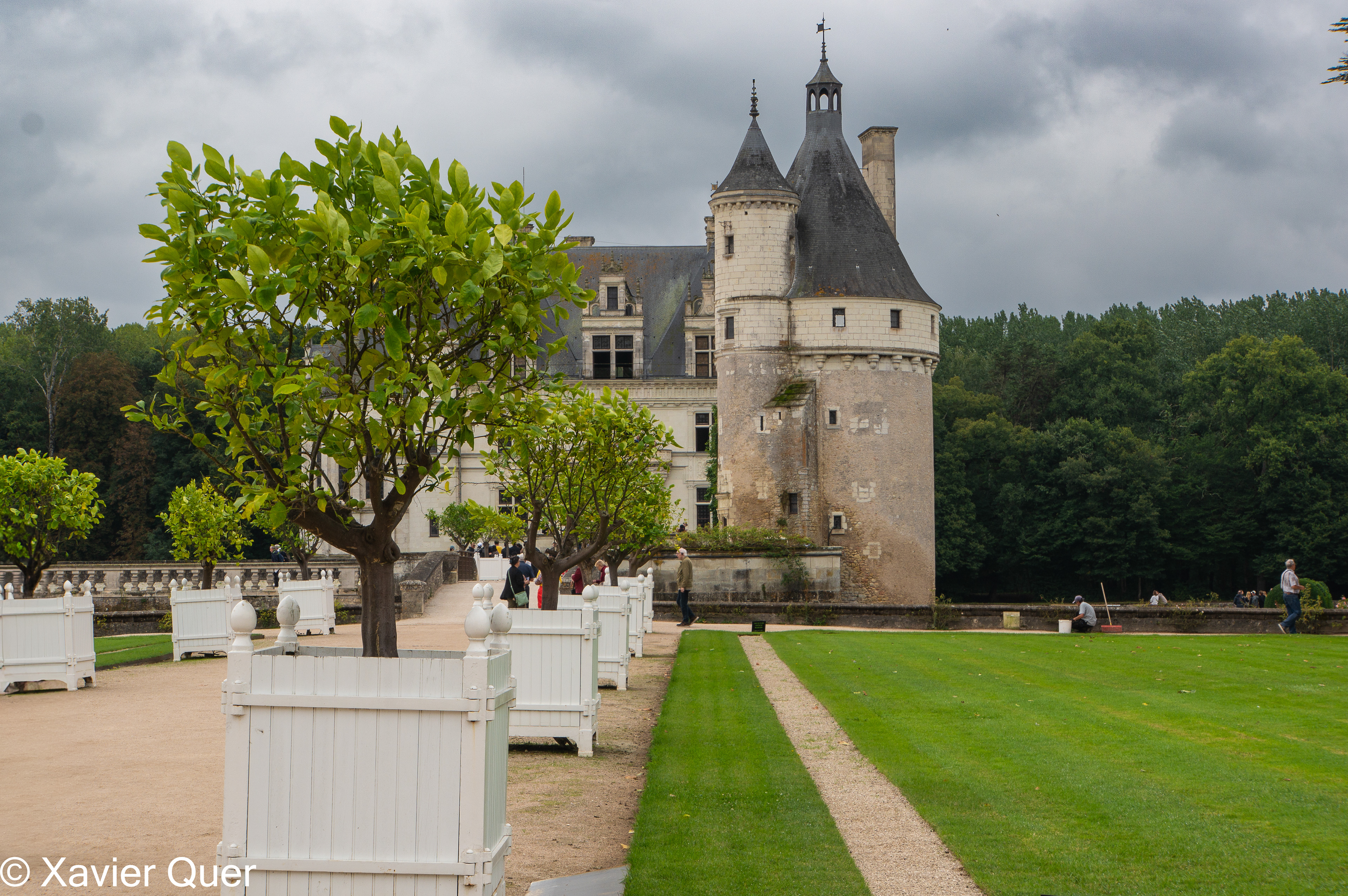 Vista exterior del castell de Chenonceau