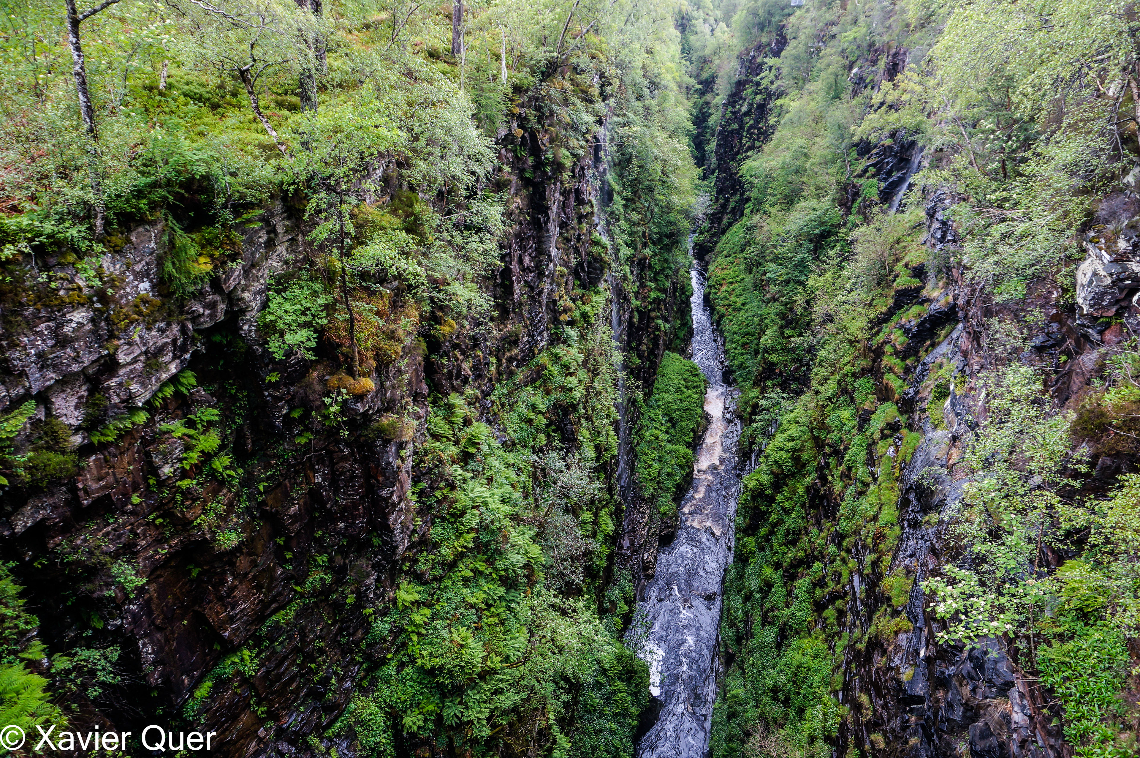 La cascada de Measach, prop d'Ullapool. Escòcia