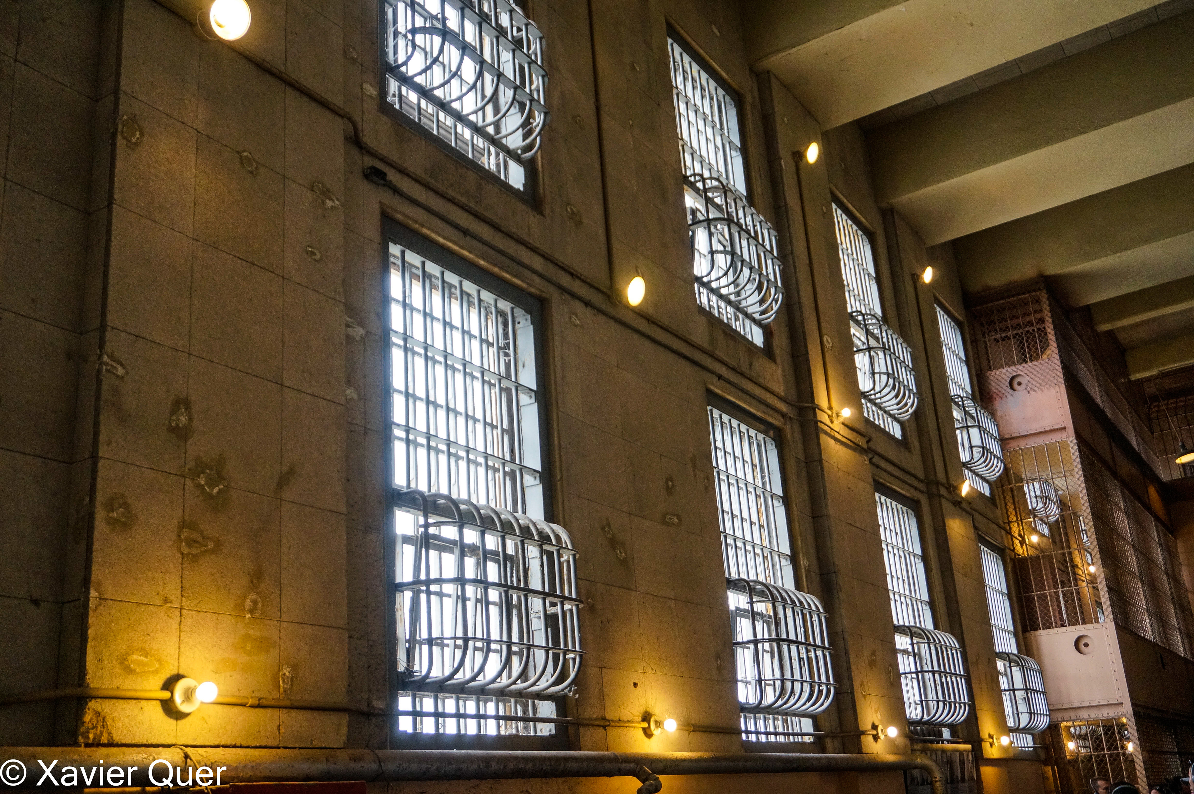 Interior de la presó d'Alcatraz, San Francisco. Califòrnia