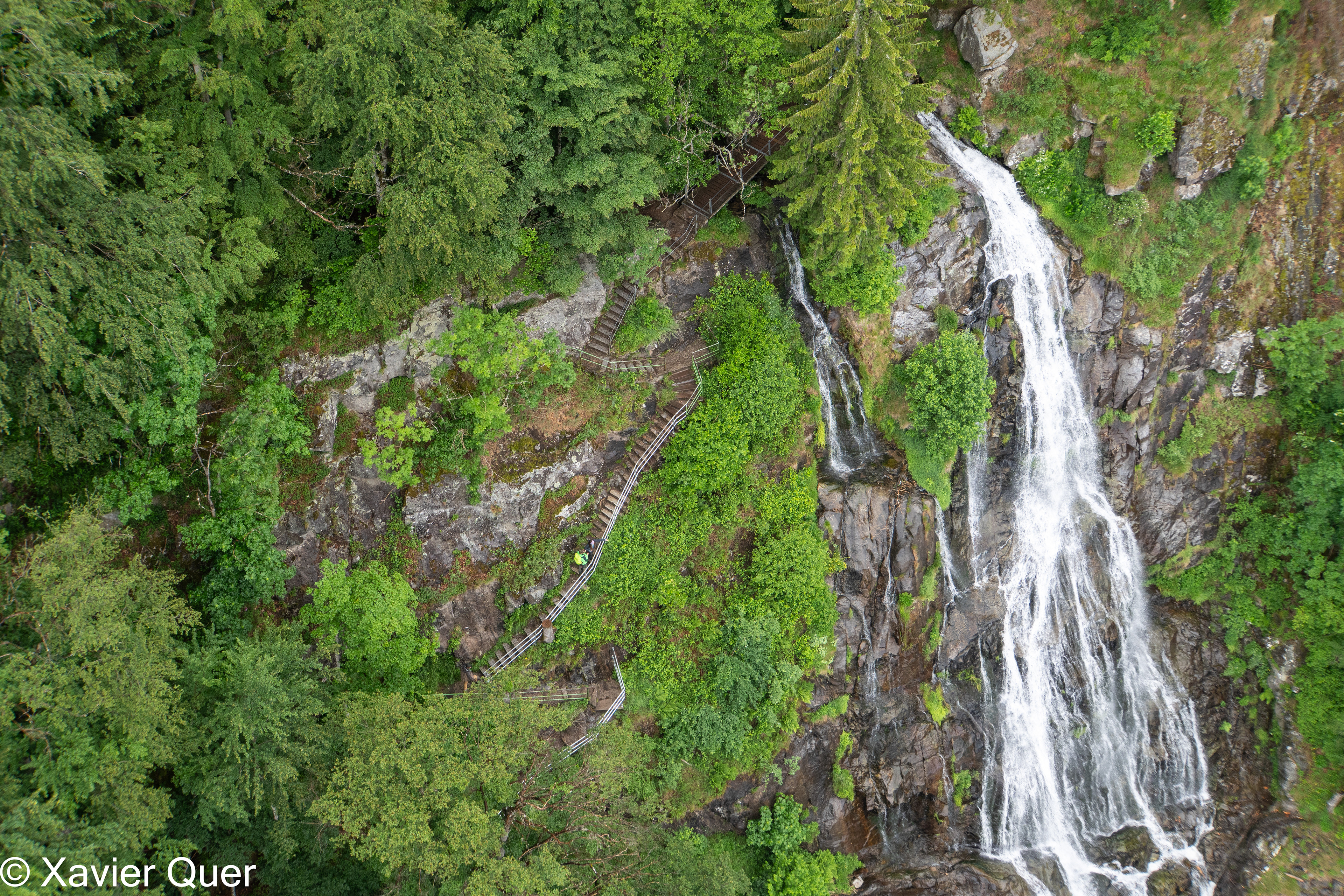 Cascada de Todtnau (Todtnauer Wasserfälle). Baden-Württenberg, Alemanya.