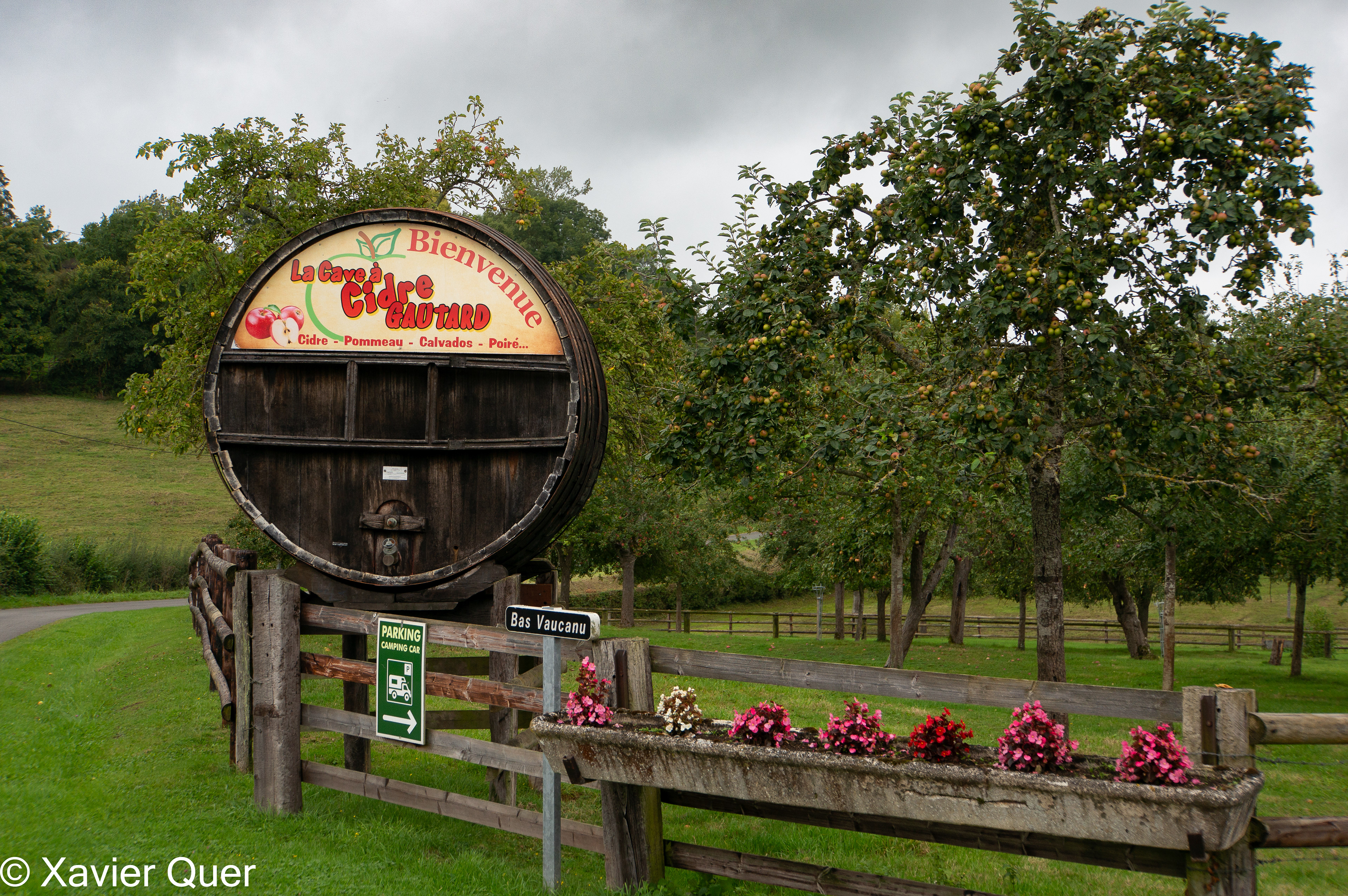 Accés a la granja Gautard (Val-de-Vie, prop de Vimoutiers)