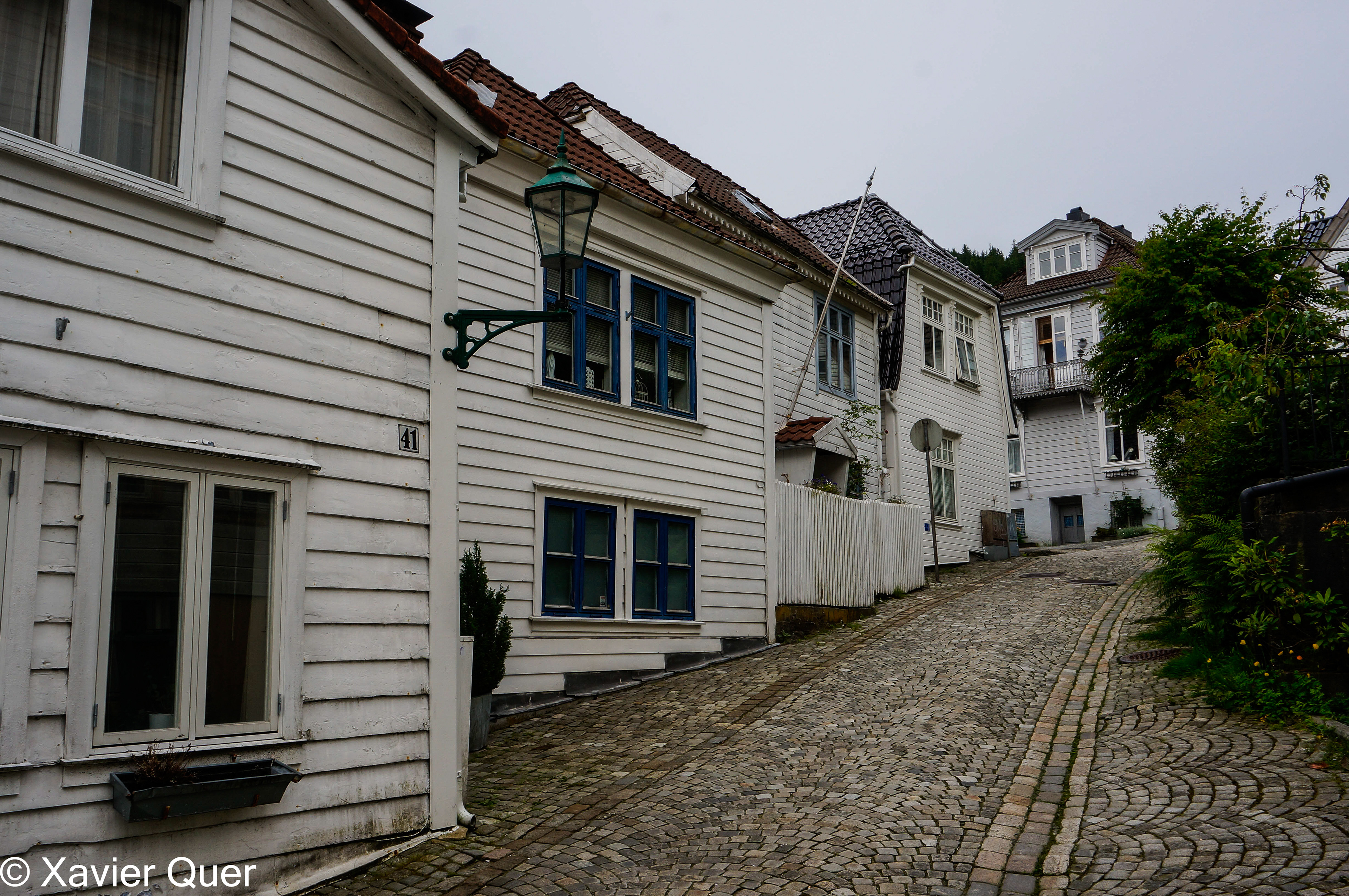 Barri de cases antigues de Bergen, Noruega