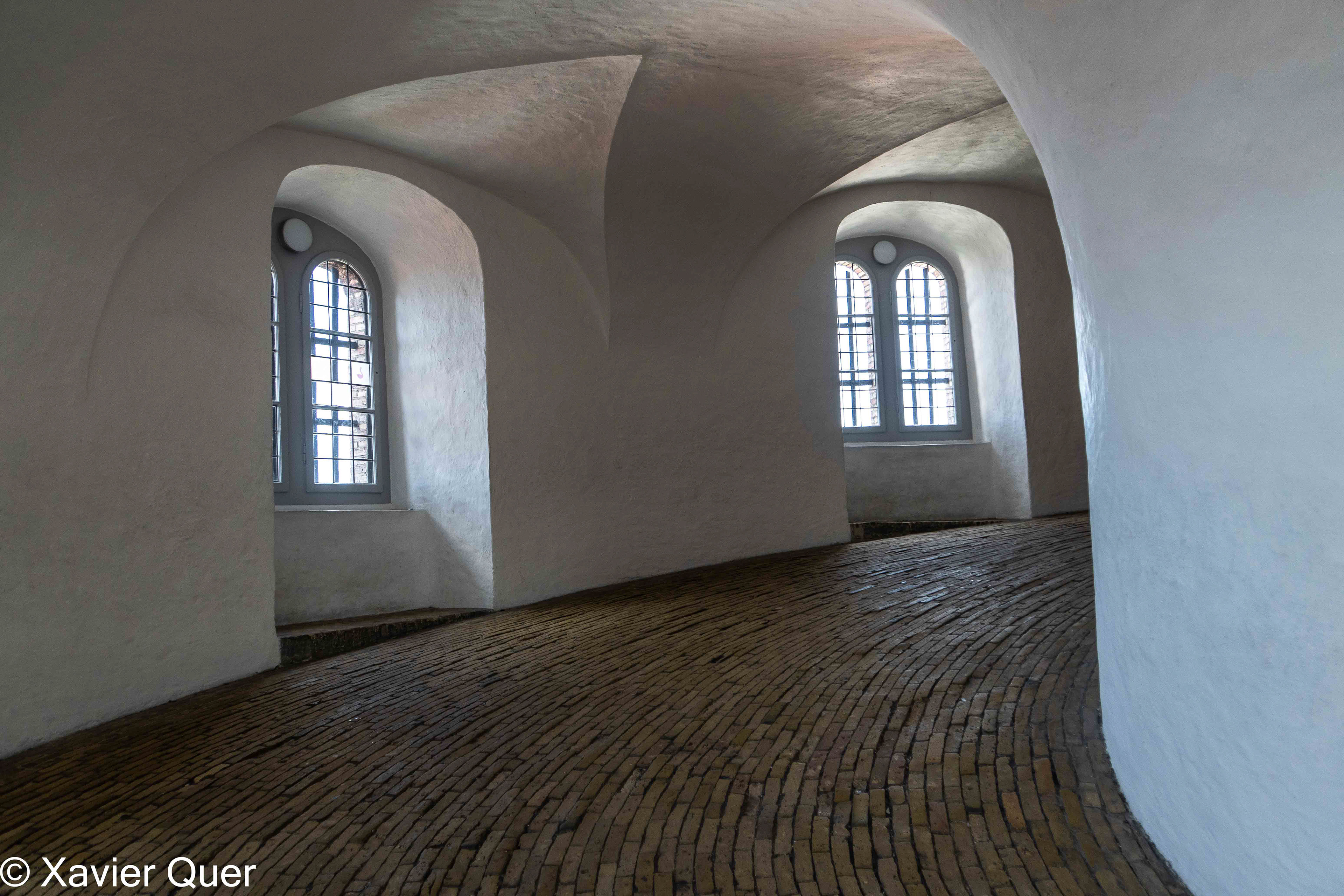 Rampa d'ascens al cim de la Rundetaarn, Copenhaguen.