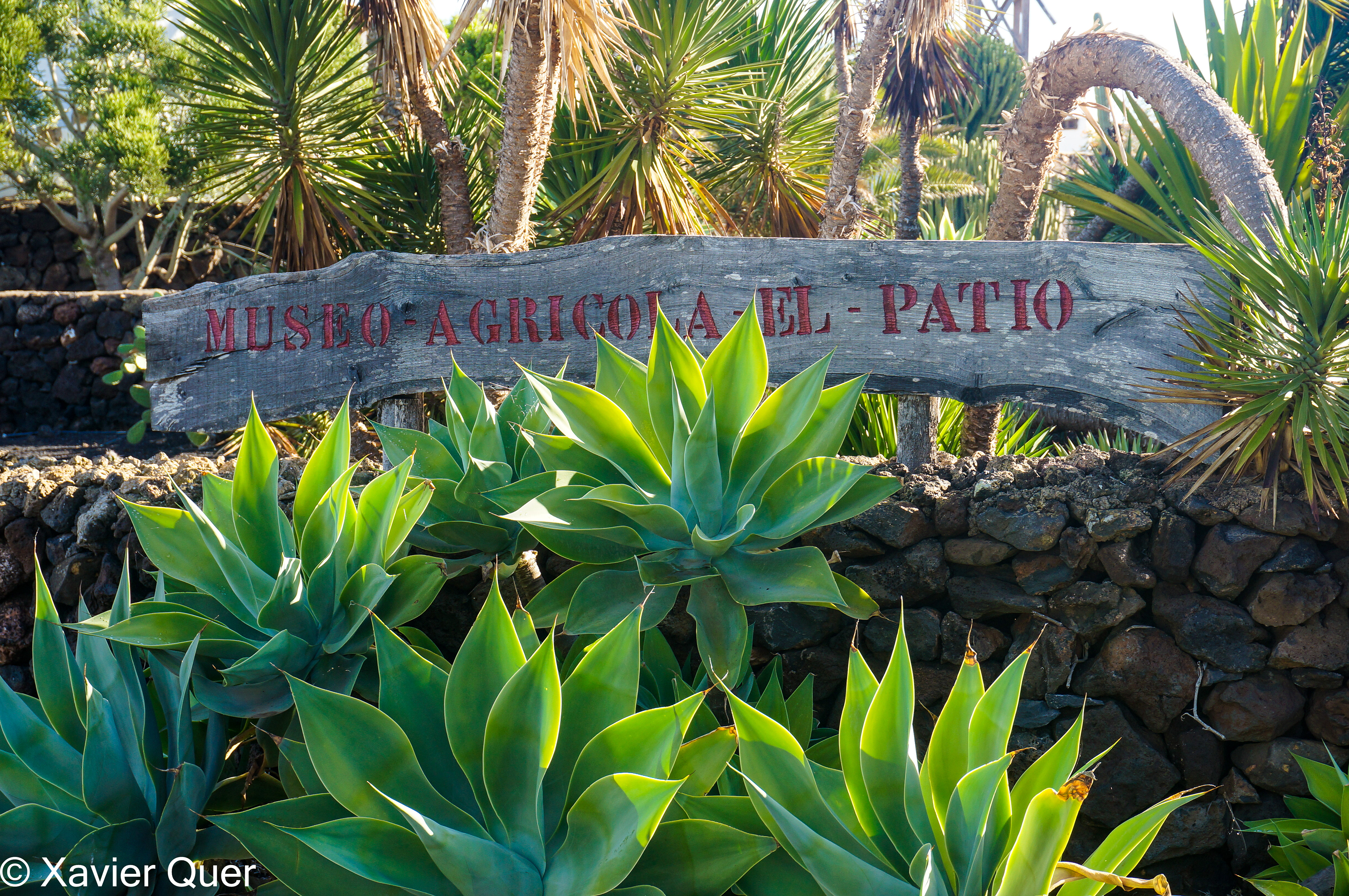 Accés a la finca El Patio, Tiagua