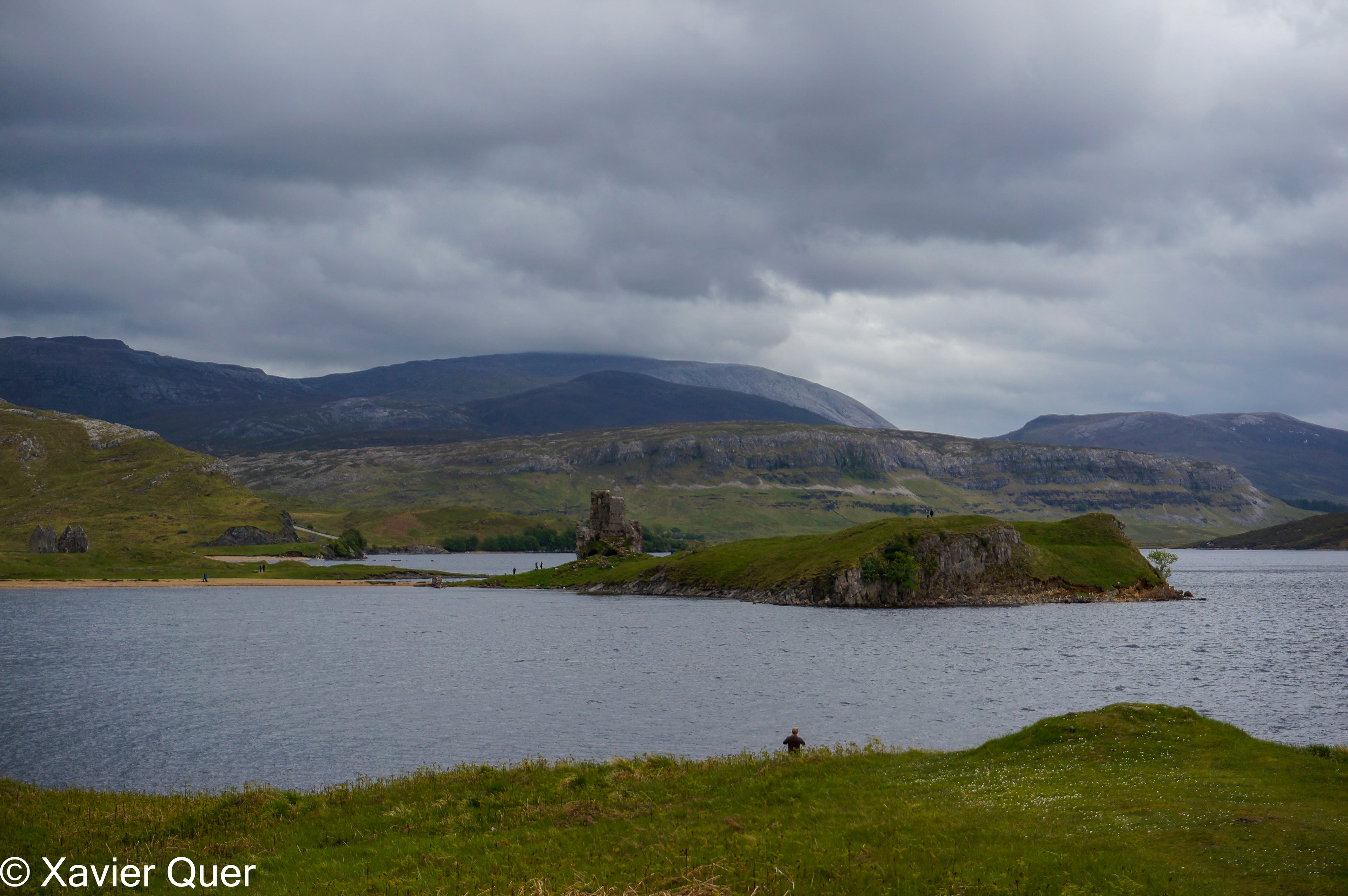 Castell d'Ardvreck, al llac Assynt, Escòcia