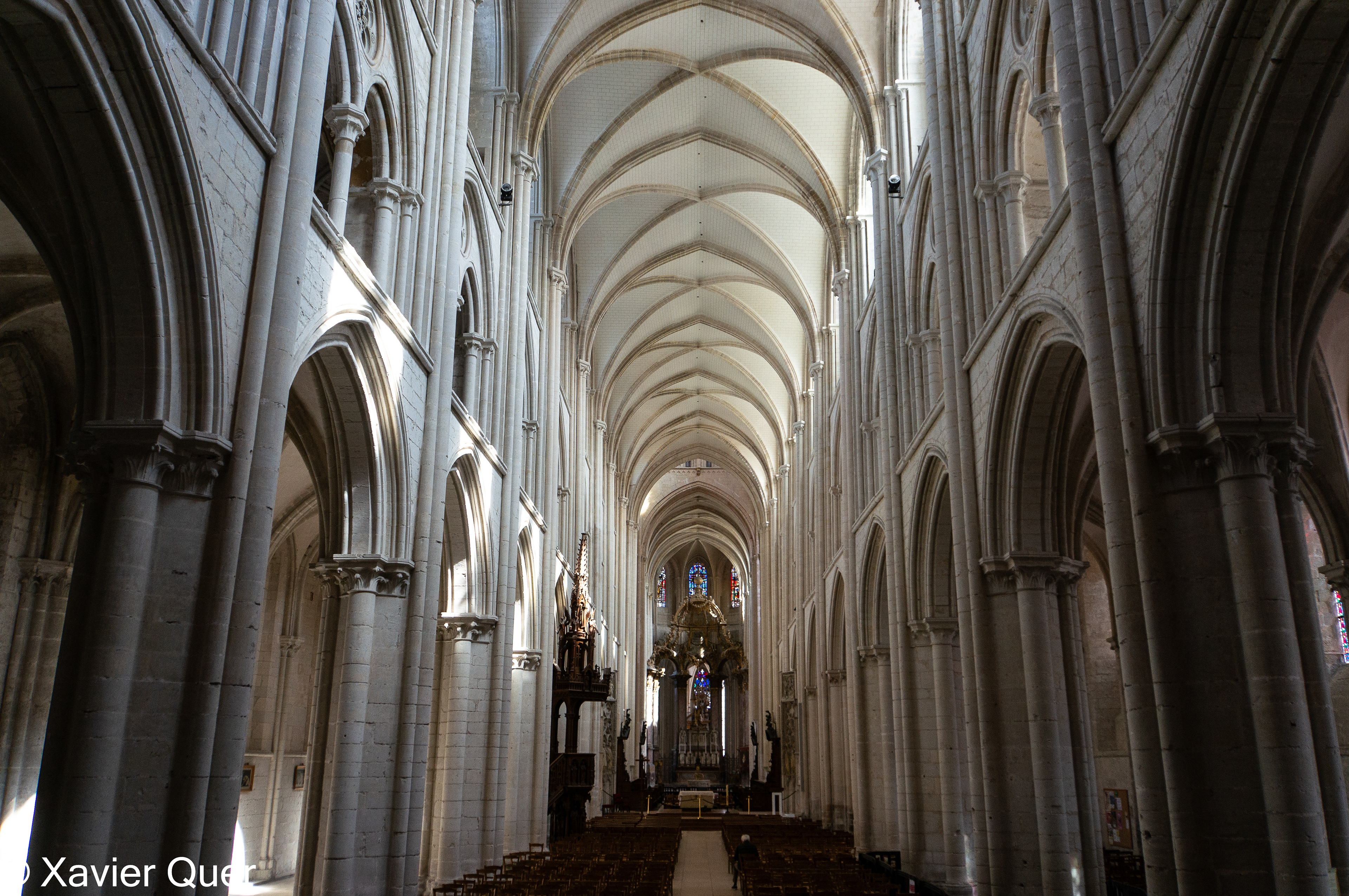 Interior de l'Abadia de la Santa Trinitat, Fécamp