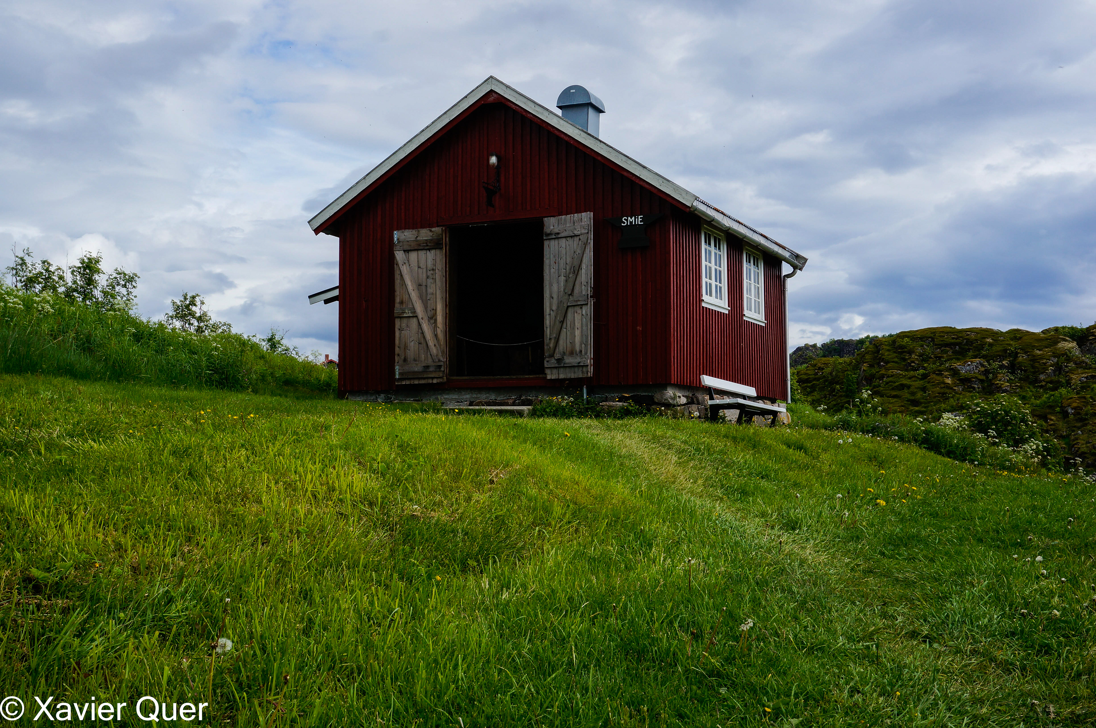 Una de les casetes del museu de les Lofoten, prop de Kabelvag
