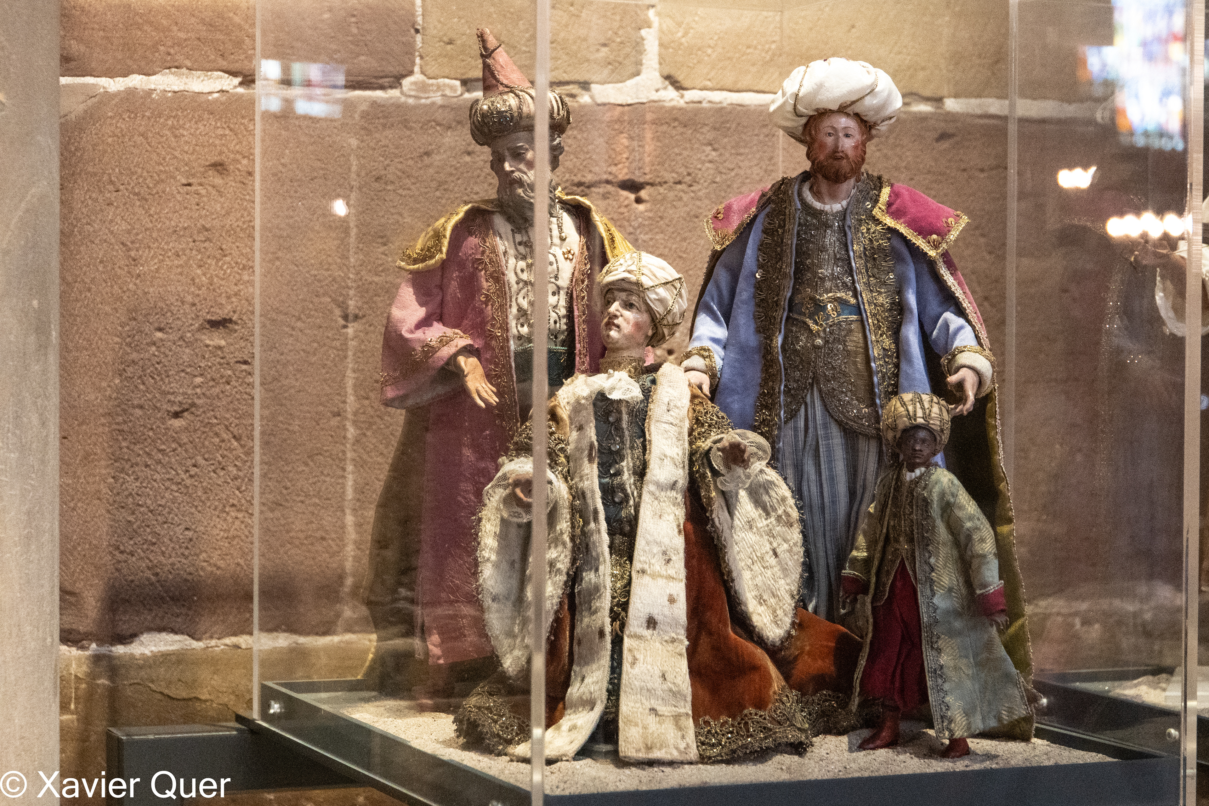 Figures de pessebre napolitanes. Catedral d'Estrasburg (Bas Rhin, Grand Est, França) 
