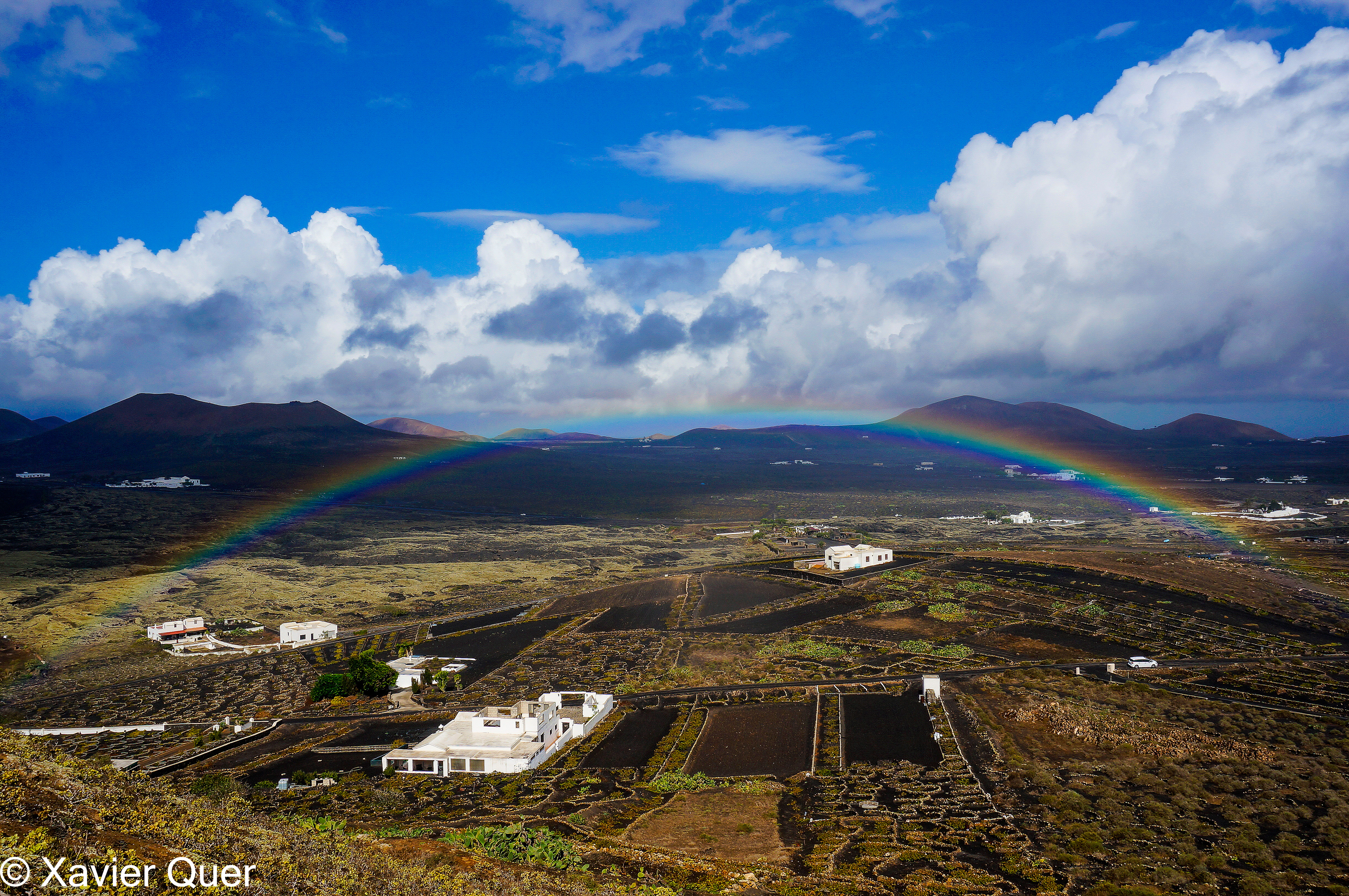 Vista des del volcà Montaña Blanca