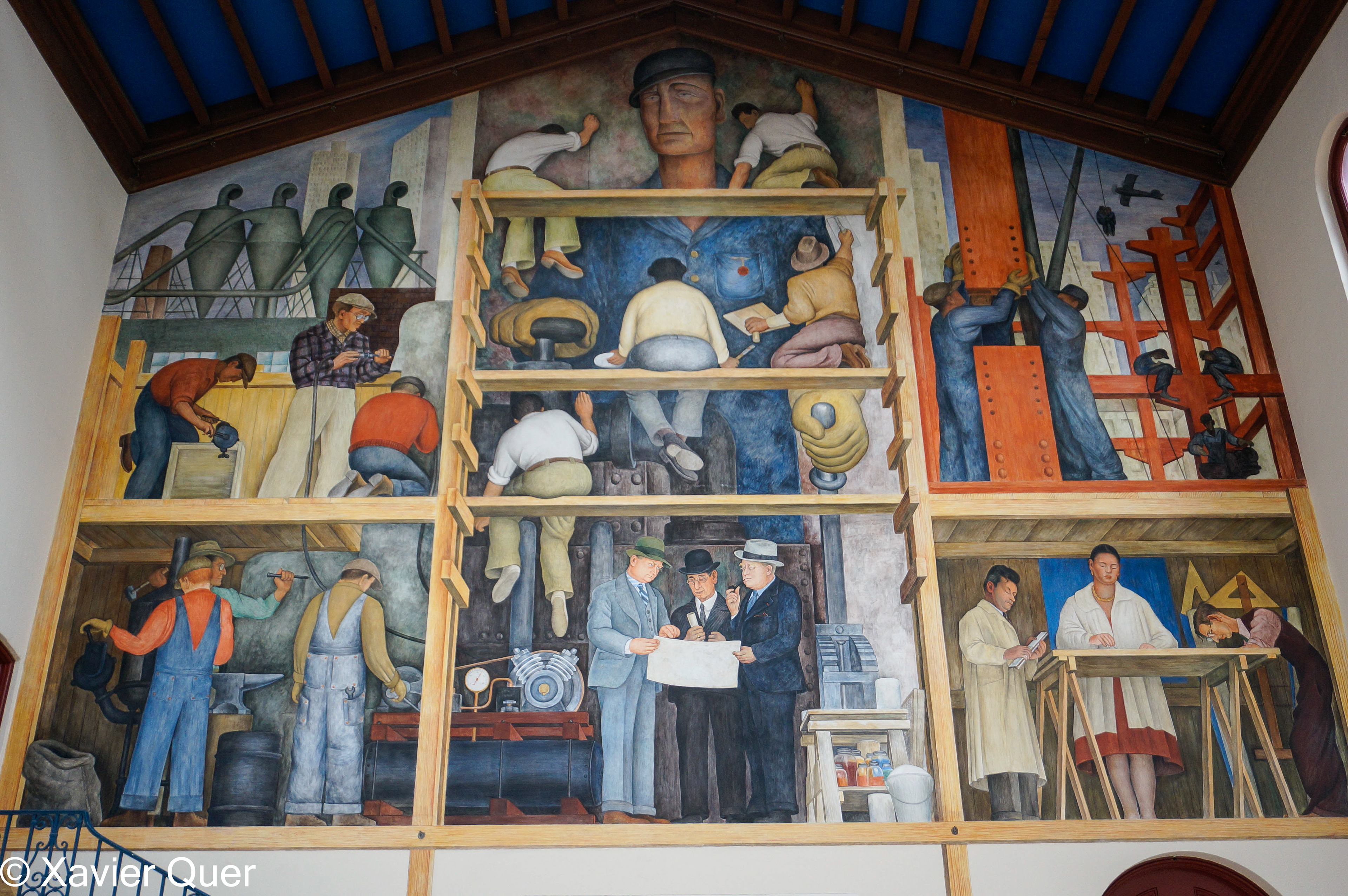 Mural de Diego Rivera, San Francisco. Califòrnia