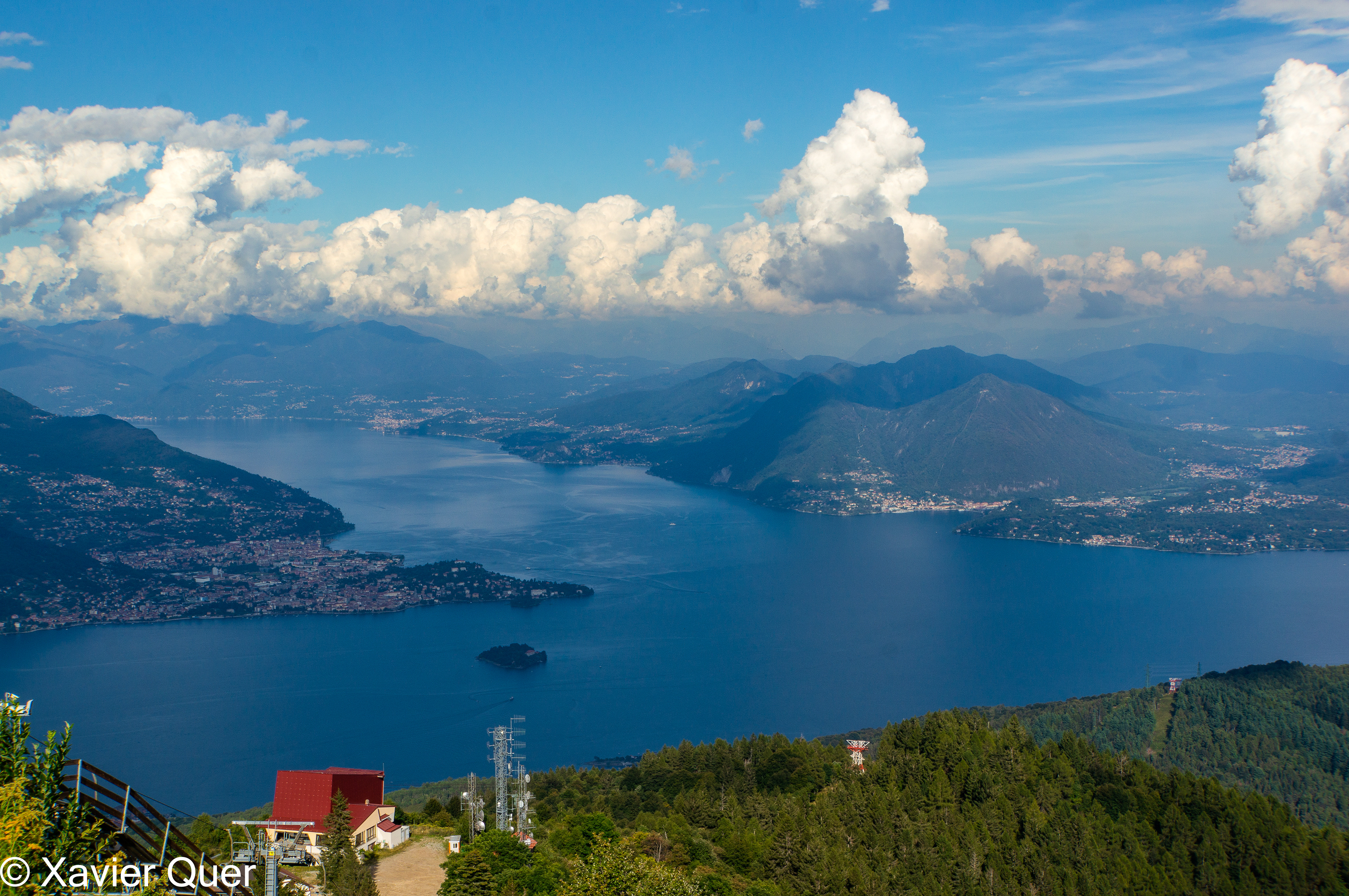 Vistes espectaculars del Lago Maggiore, des del Mottarone