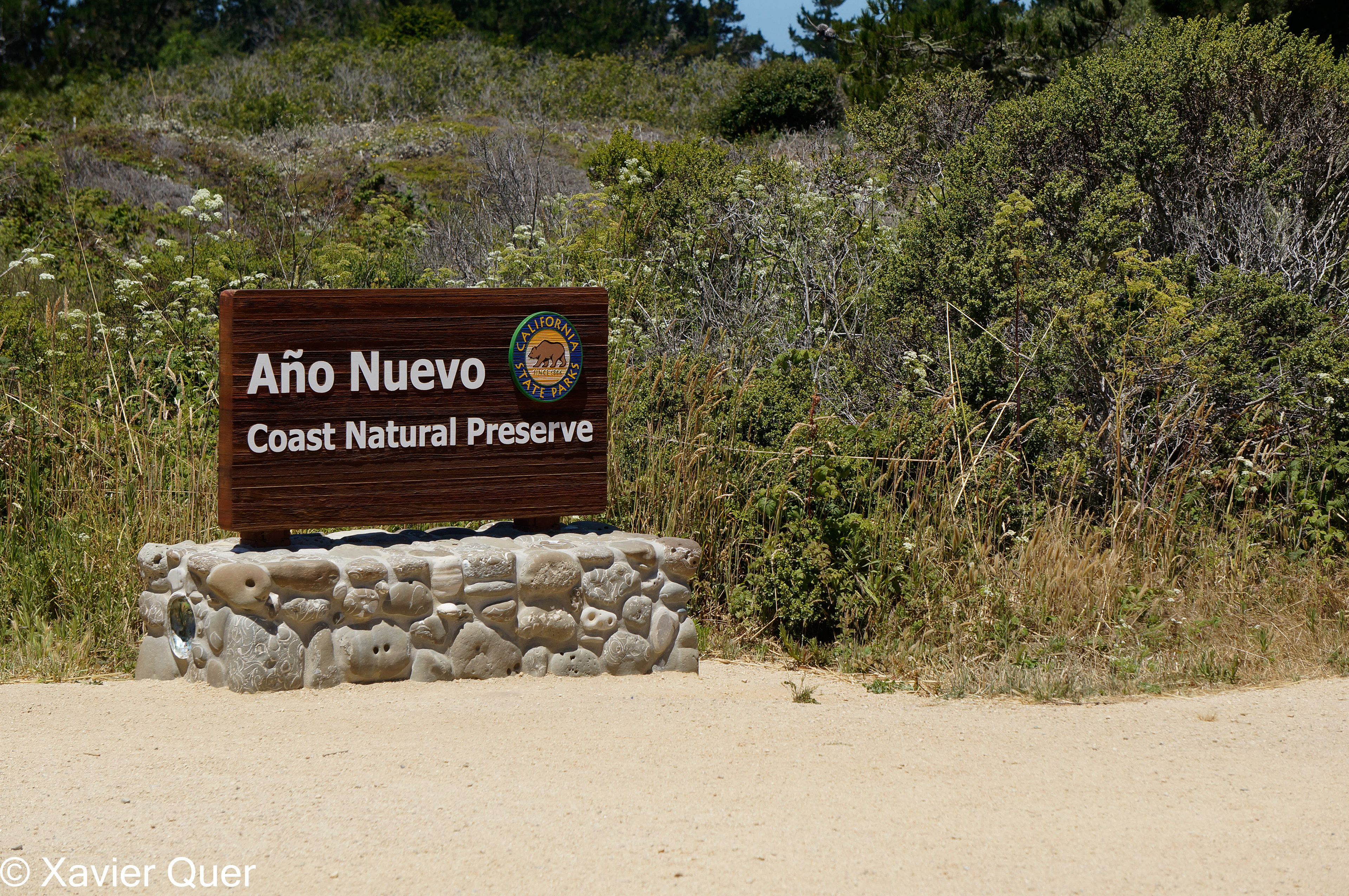 Accés a "Año Nuevo State Park", Califòrnia