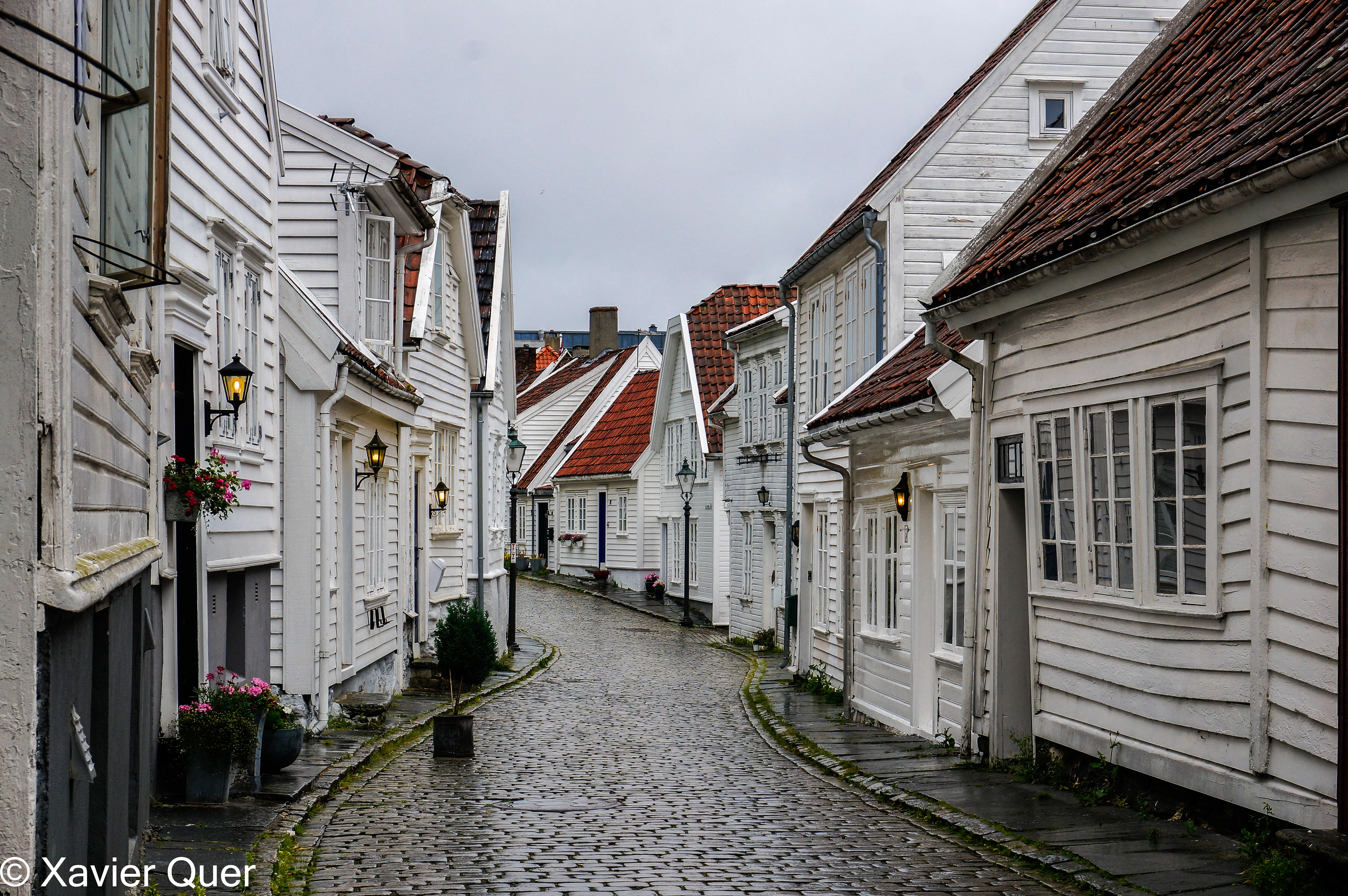 Barri vell de Stavanger (Gamle Stavanger). Noruega