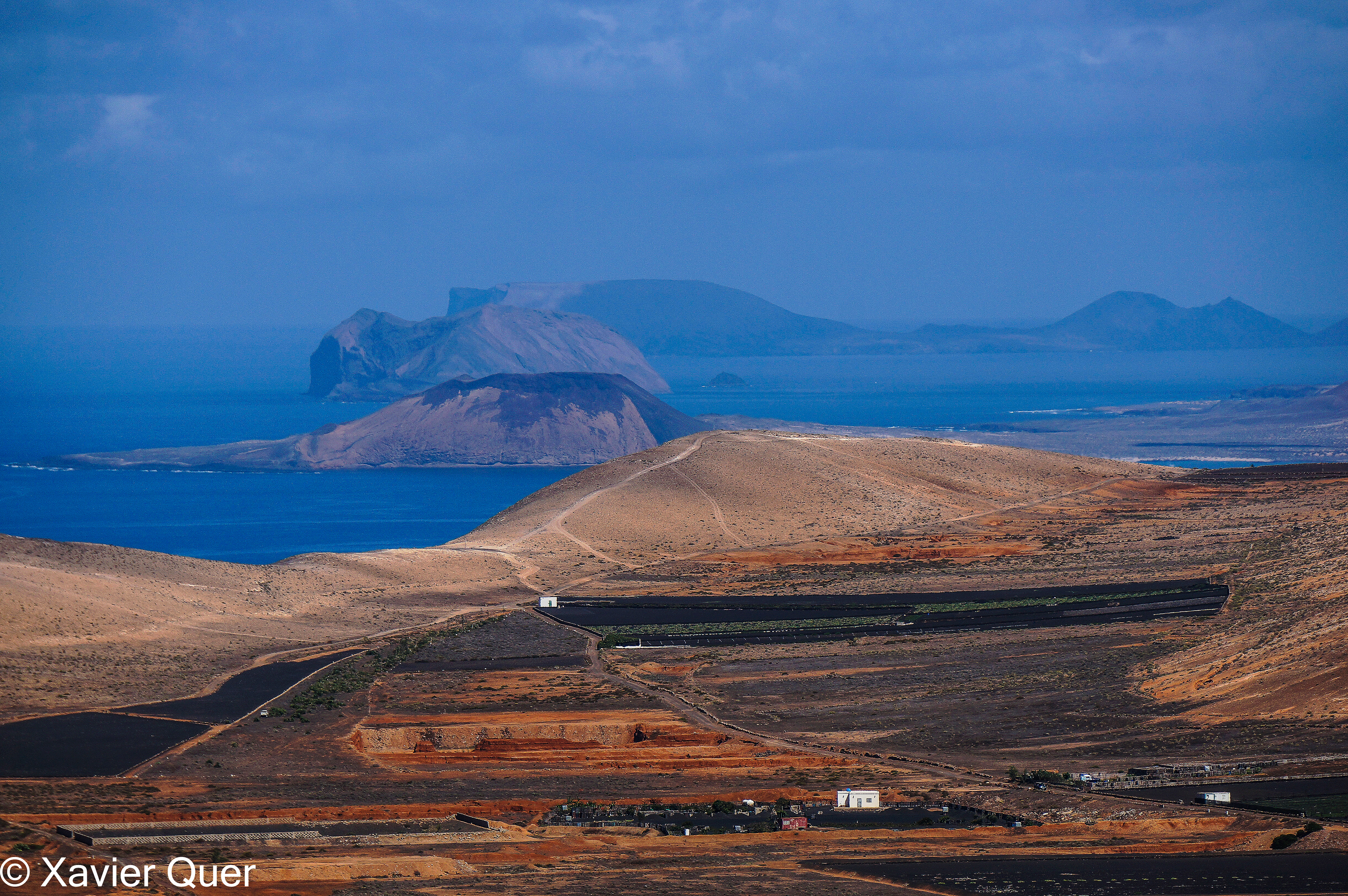 Vistes espectaculars des del castell de Santa Bárbara. Teguise
