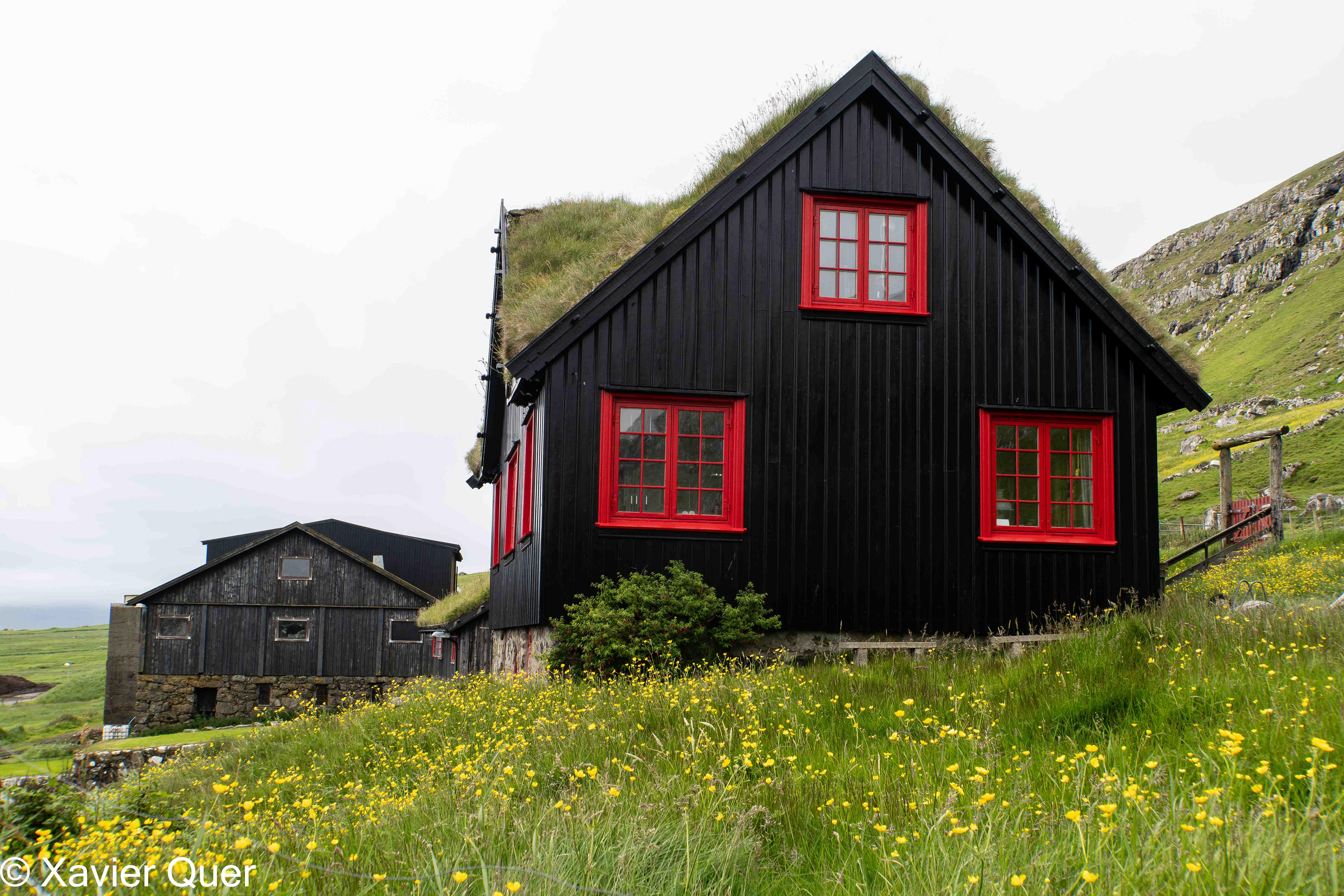 Casa privada a Kirkjubour, Illes Fèroe.