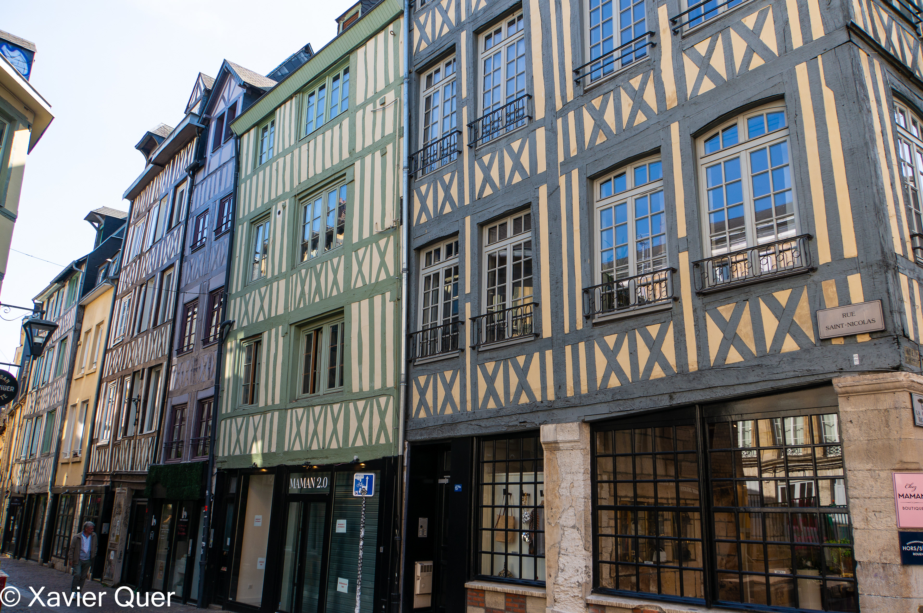 Cases del barri vell de Rouen