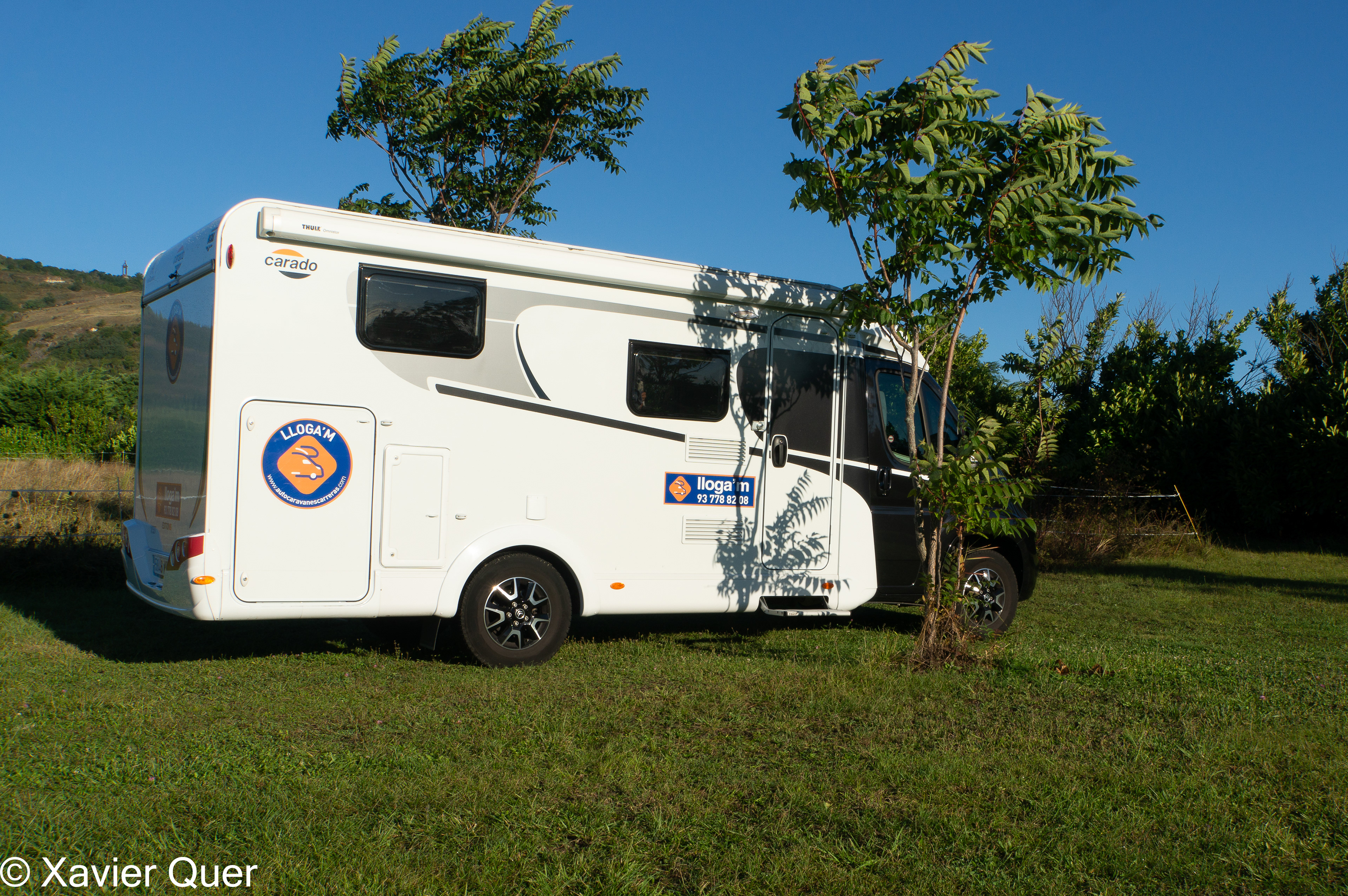 Àrea d'autocaravanes Les Troliers a La Roche-Blanche, uns quilòmetres abans de Clérmont-Ferrand