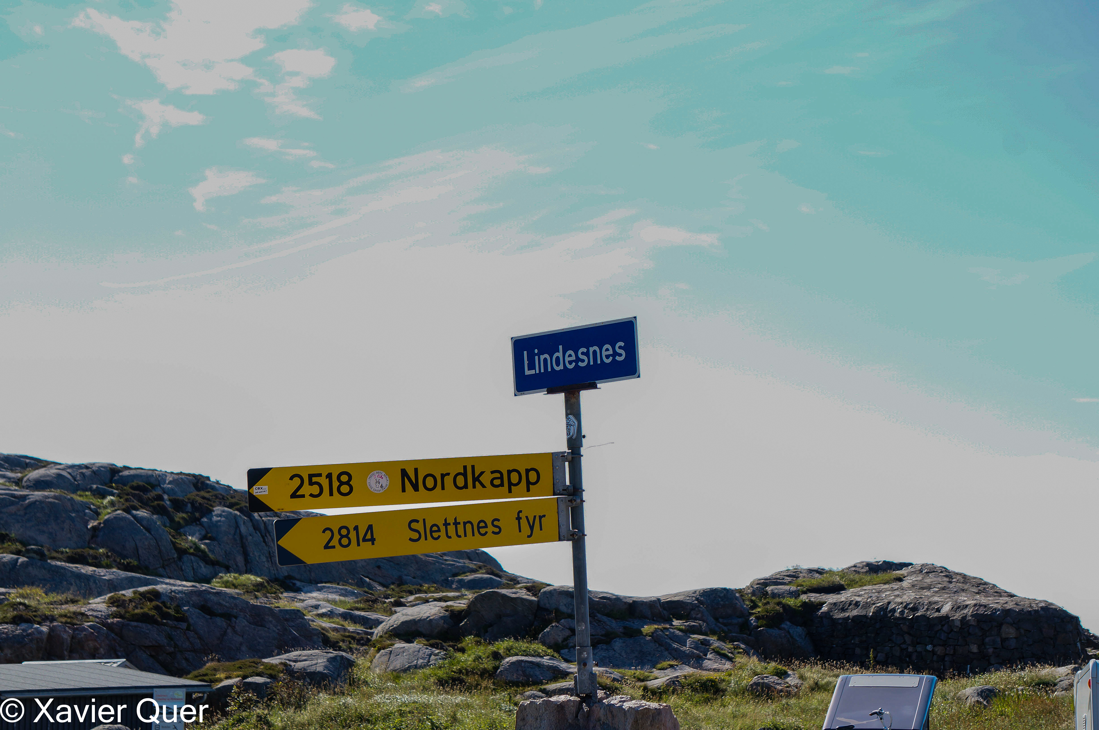 De Lindesnes al Cap Nord 2518km, Lindesnes. Noruega