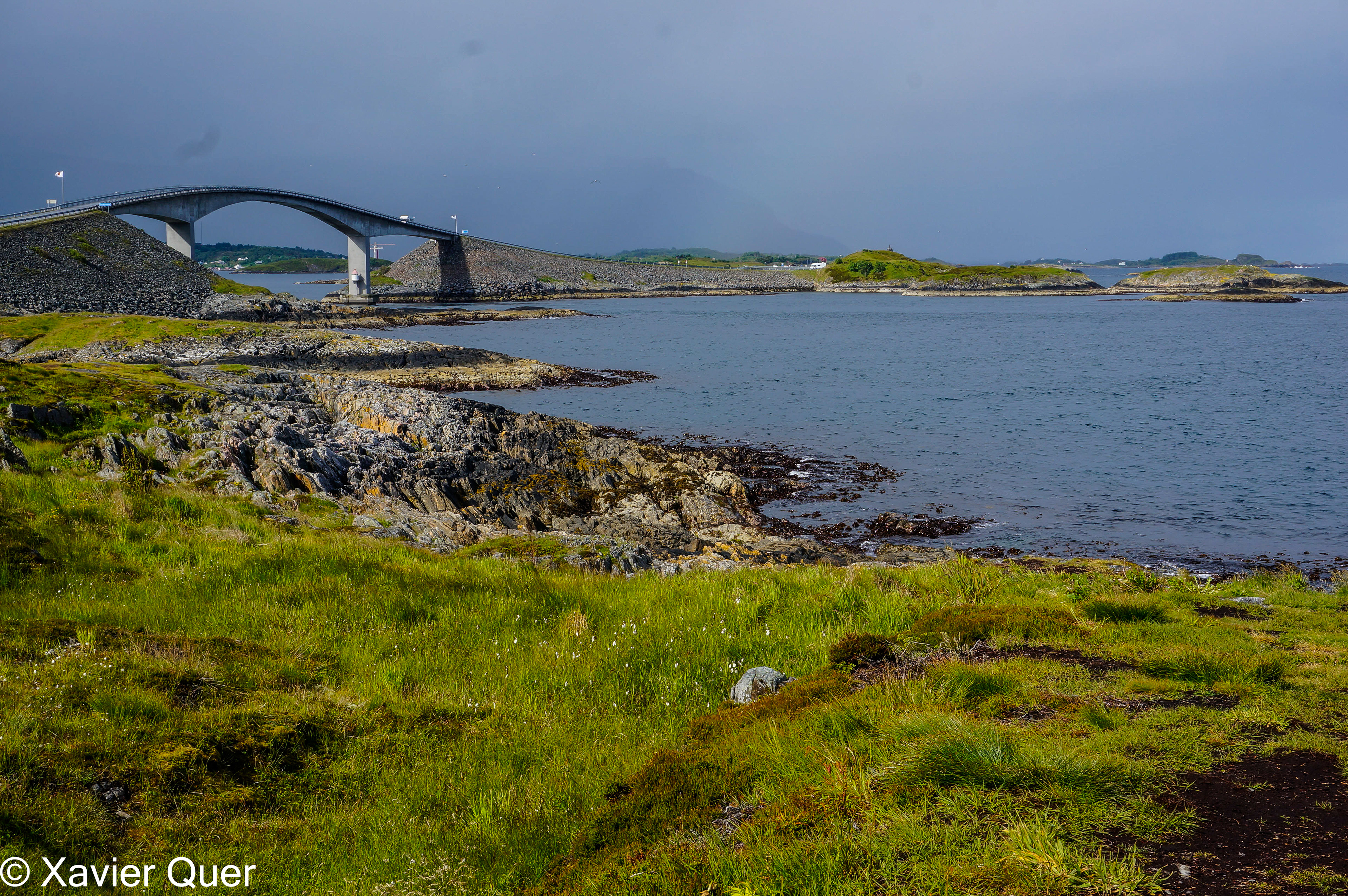 La carretera de l'Atlàntic, Averoy. Noruega