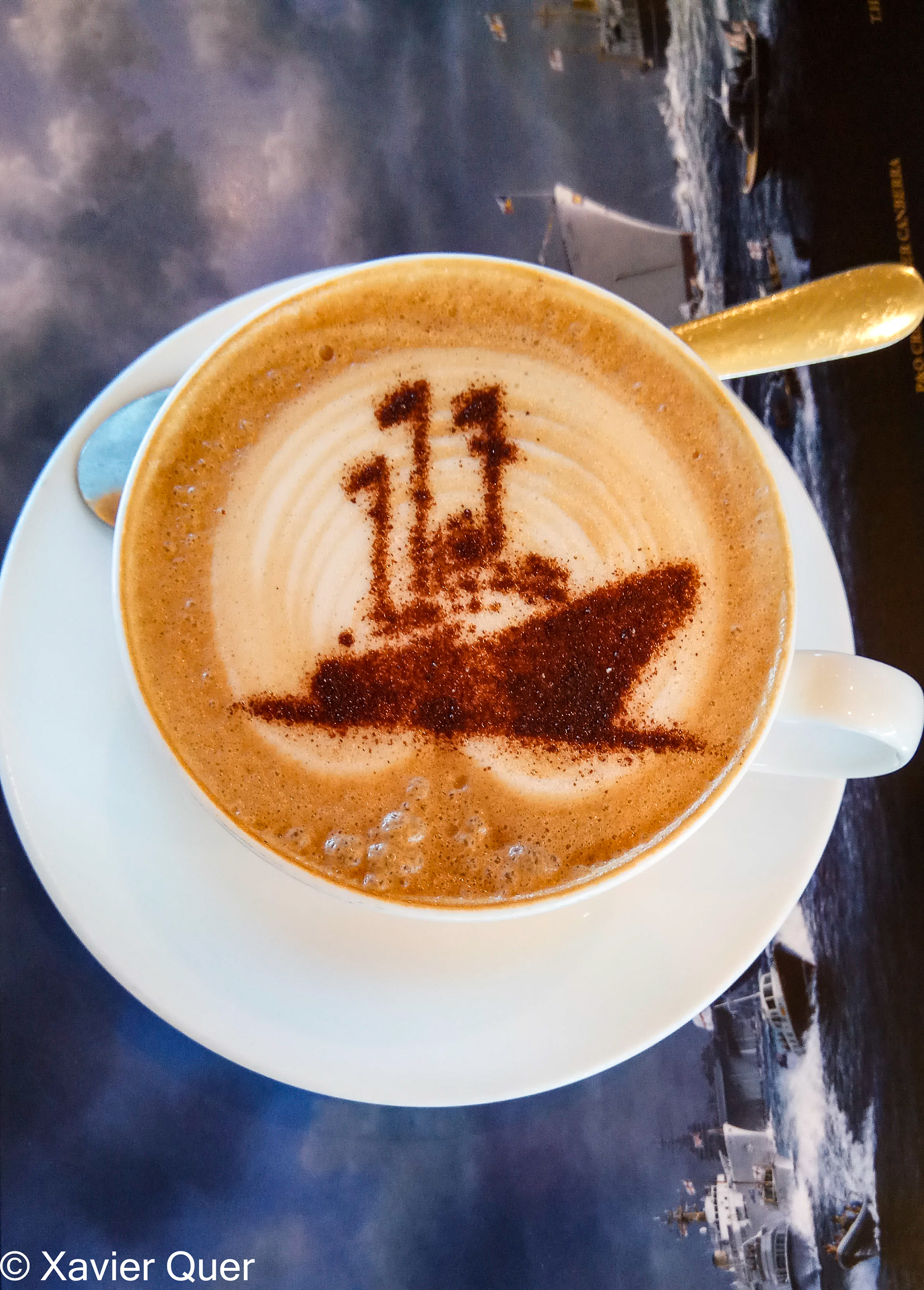 Cafè a bord del "Britannia", Edimburg. Escòcia