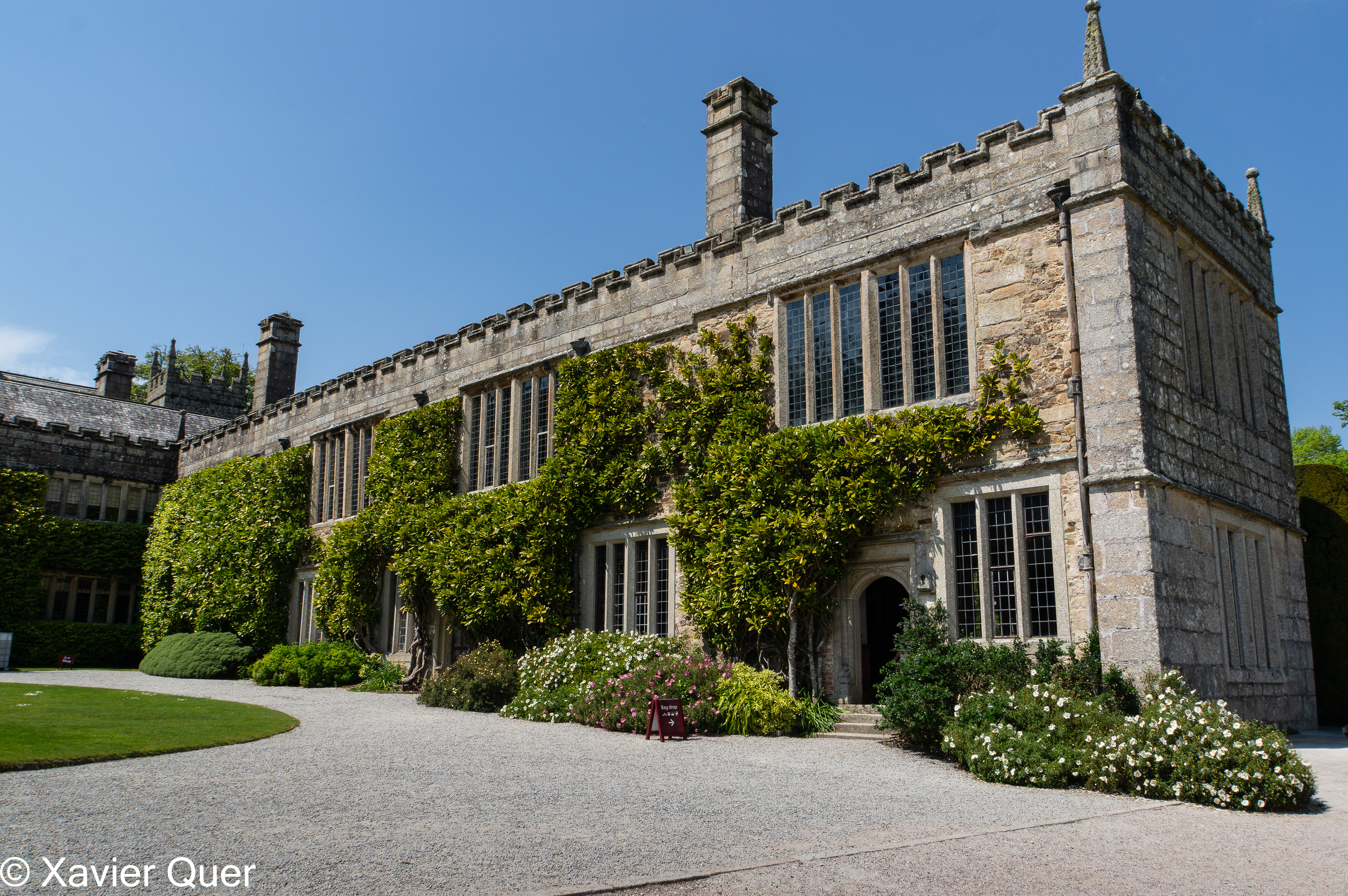 Una ala de la casa Lanhydrock