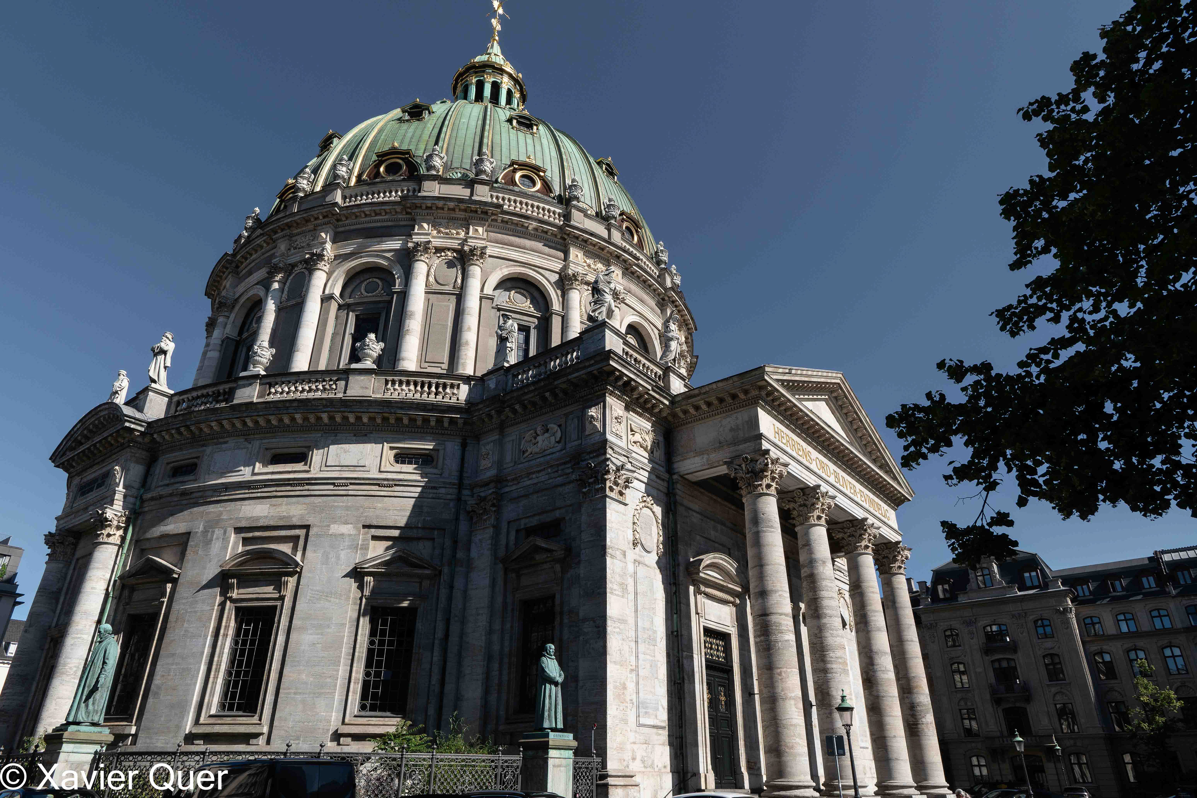 L'església de marbre (Marmorkirken) oficialment Fredericks Kirke, Copenhaguen.
