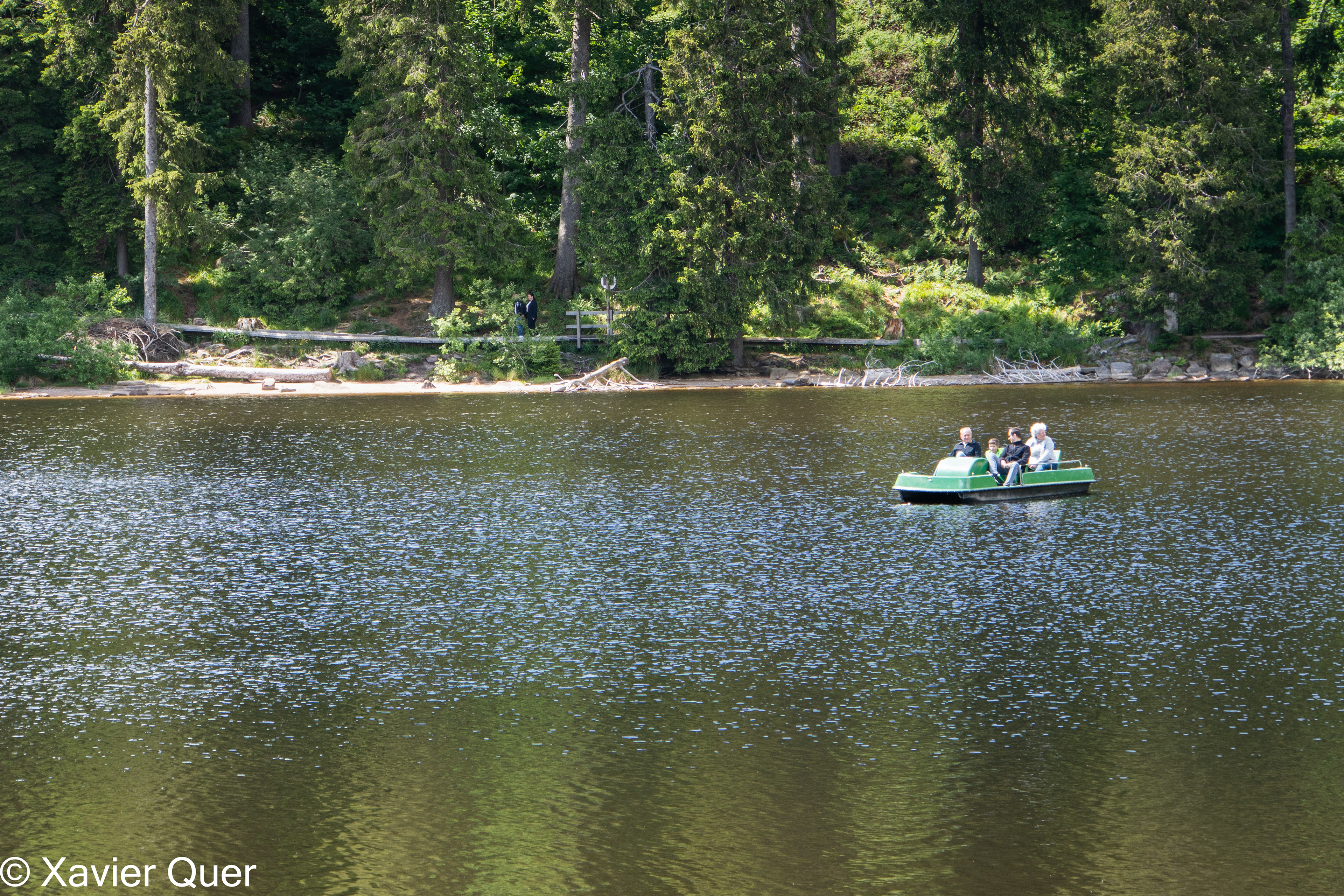 El llac Mummelsee, Baden-Württenberg.