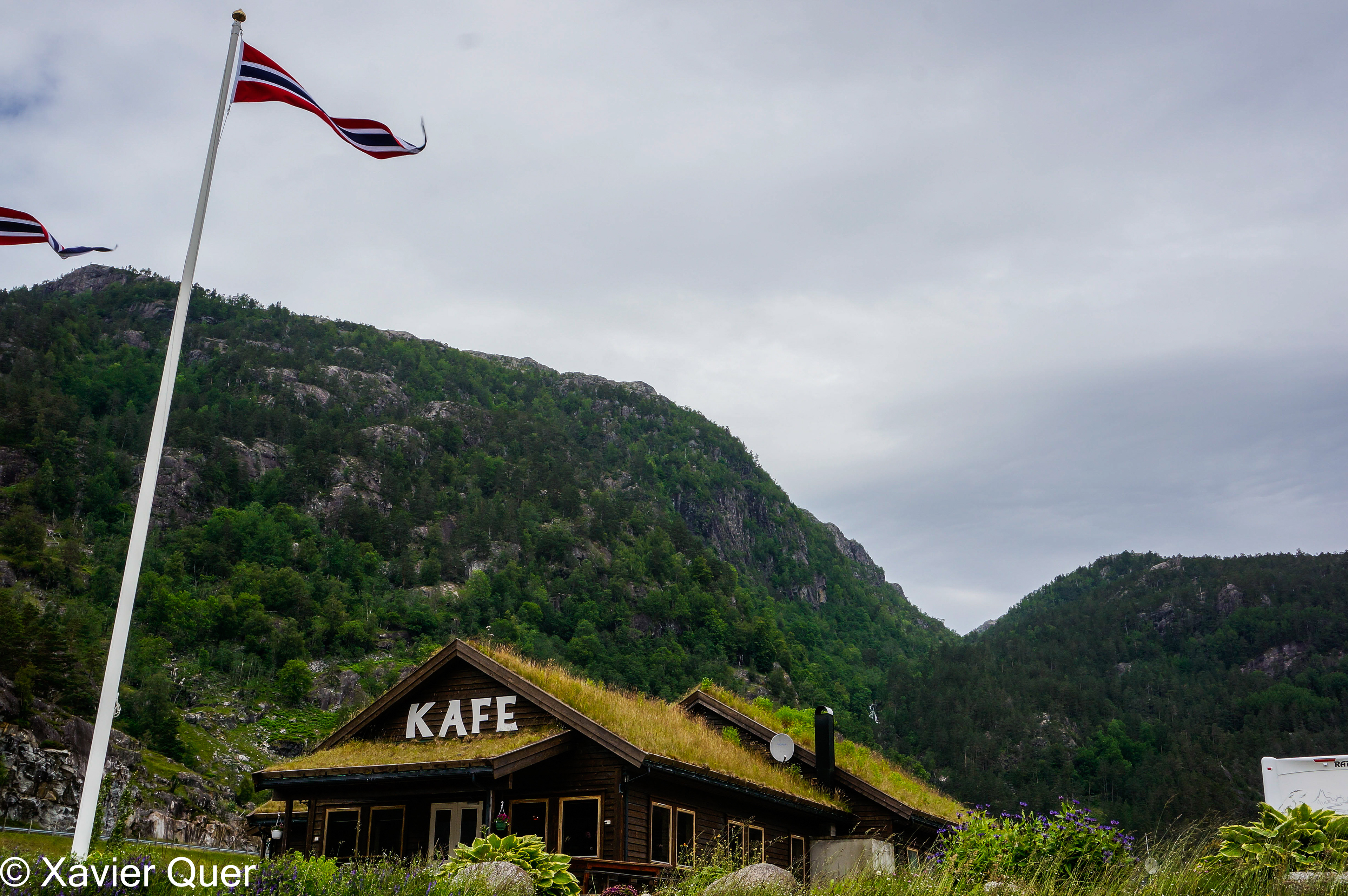 Un descans per fer un cafè. Noruega