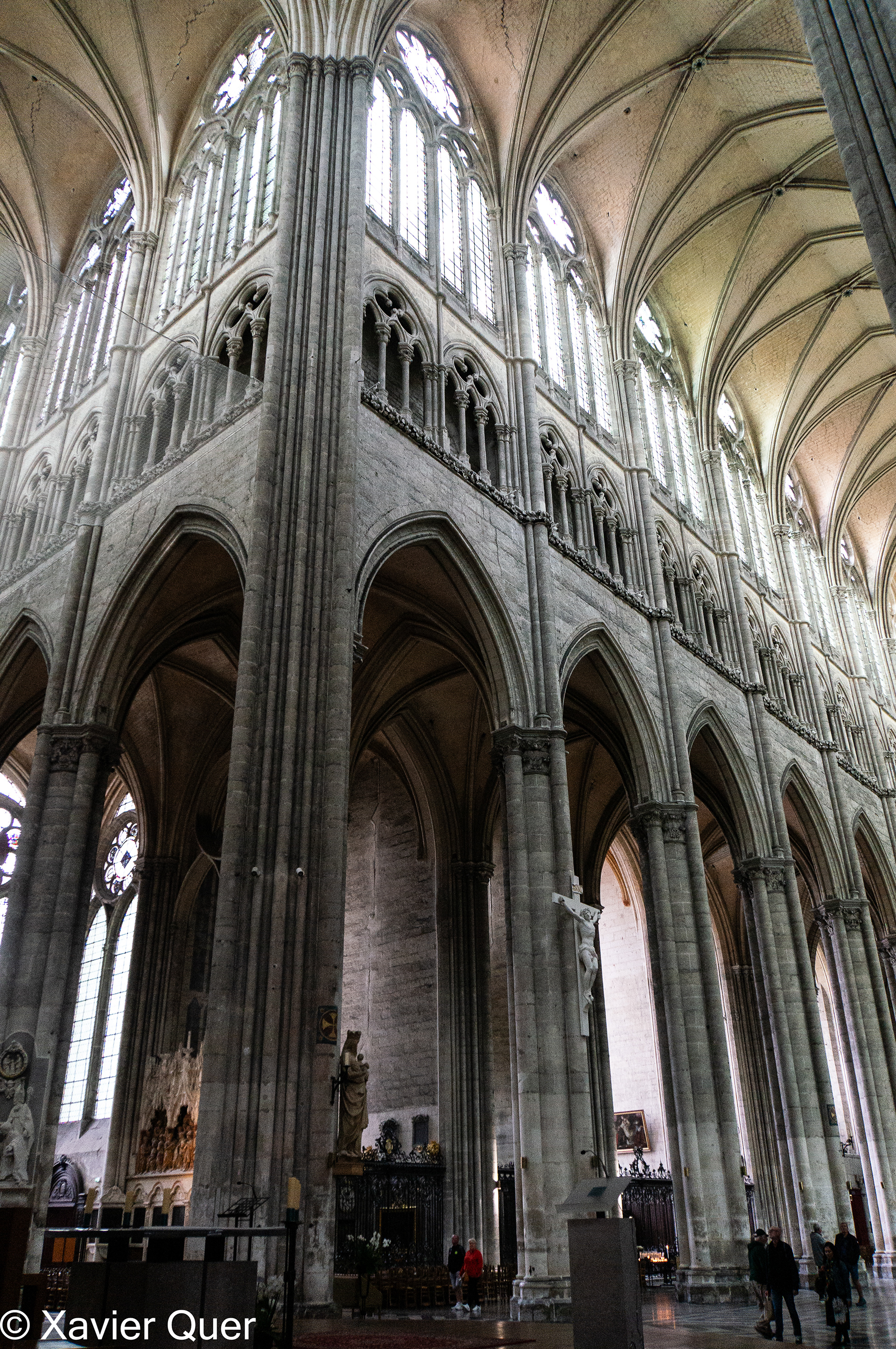 Interior de la catedral d'Amiens