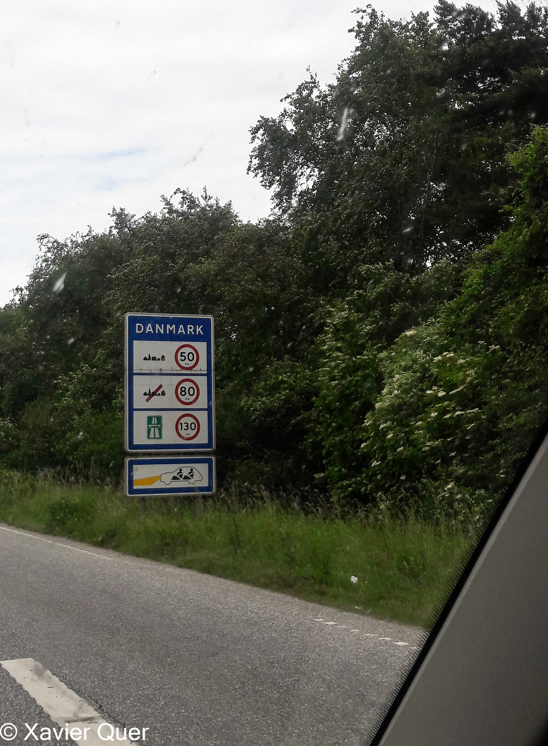 Senyal de "benvinguda" a Dinamarca