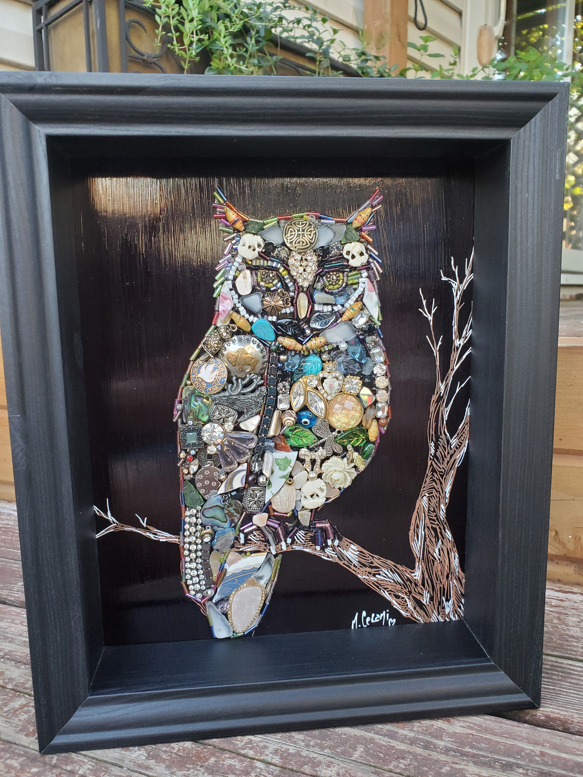 SOLD - 8x10in framed