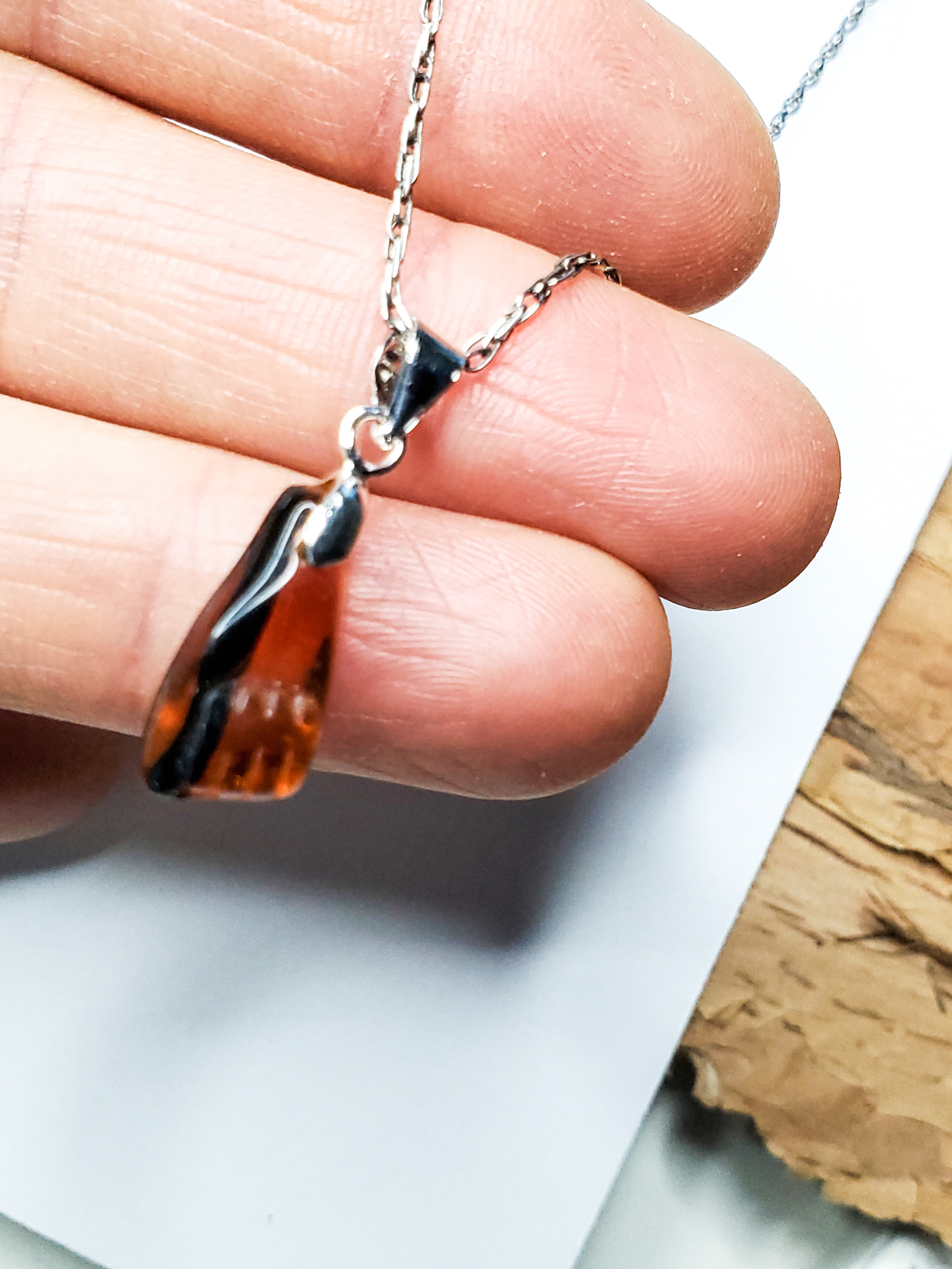 Figa Fist on Sterling chain, Available
