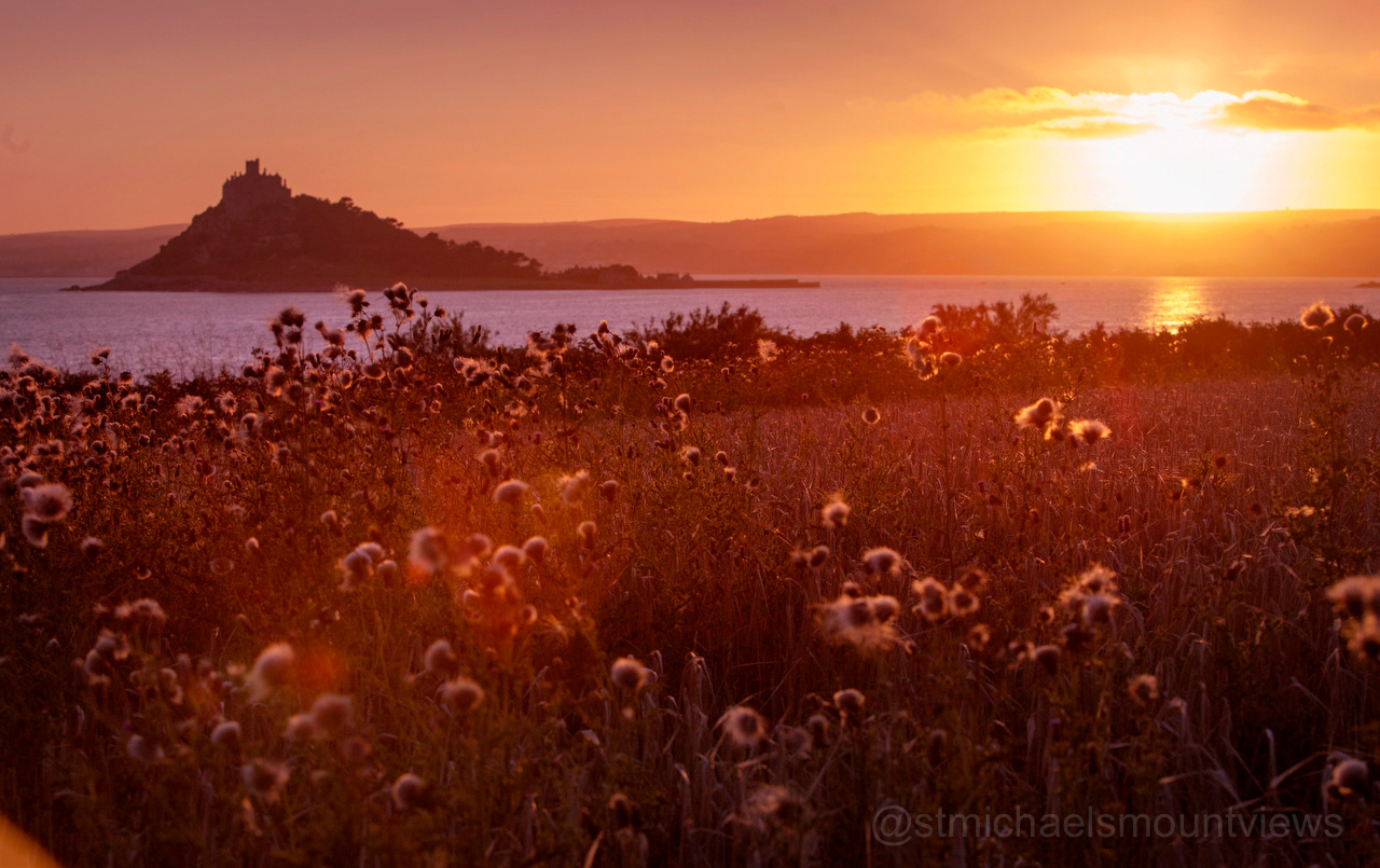 St. Michael's Mount at sunset