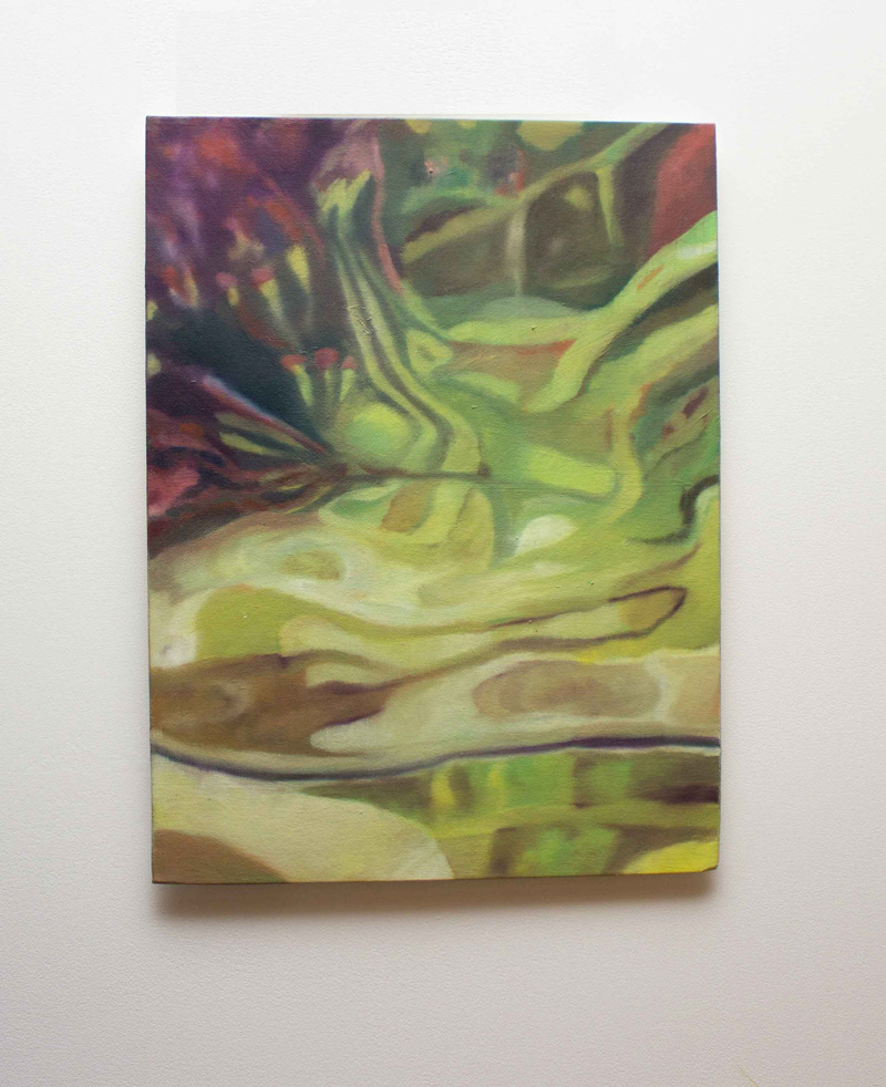 2017. Öl auf Karton 30 x 40 cm.