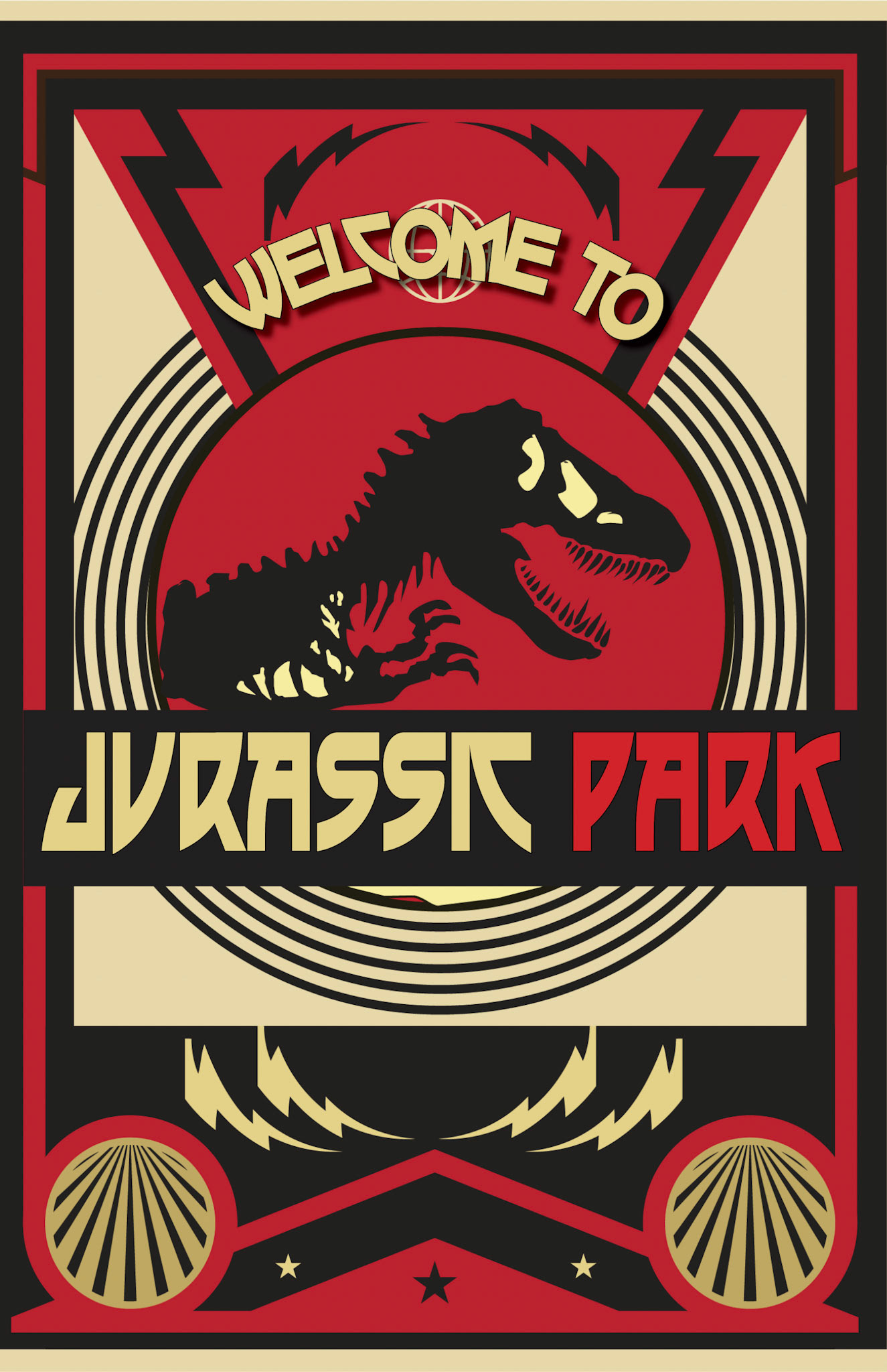 Propaganda style Poster