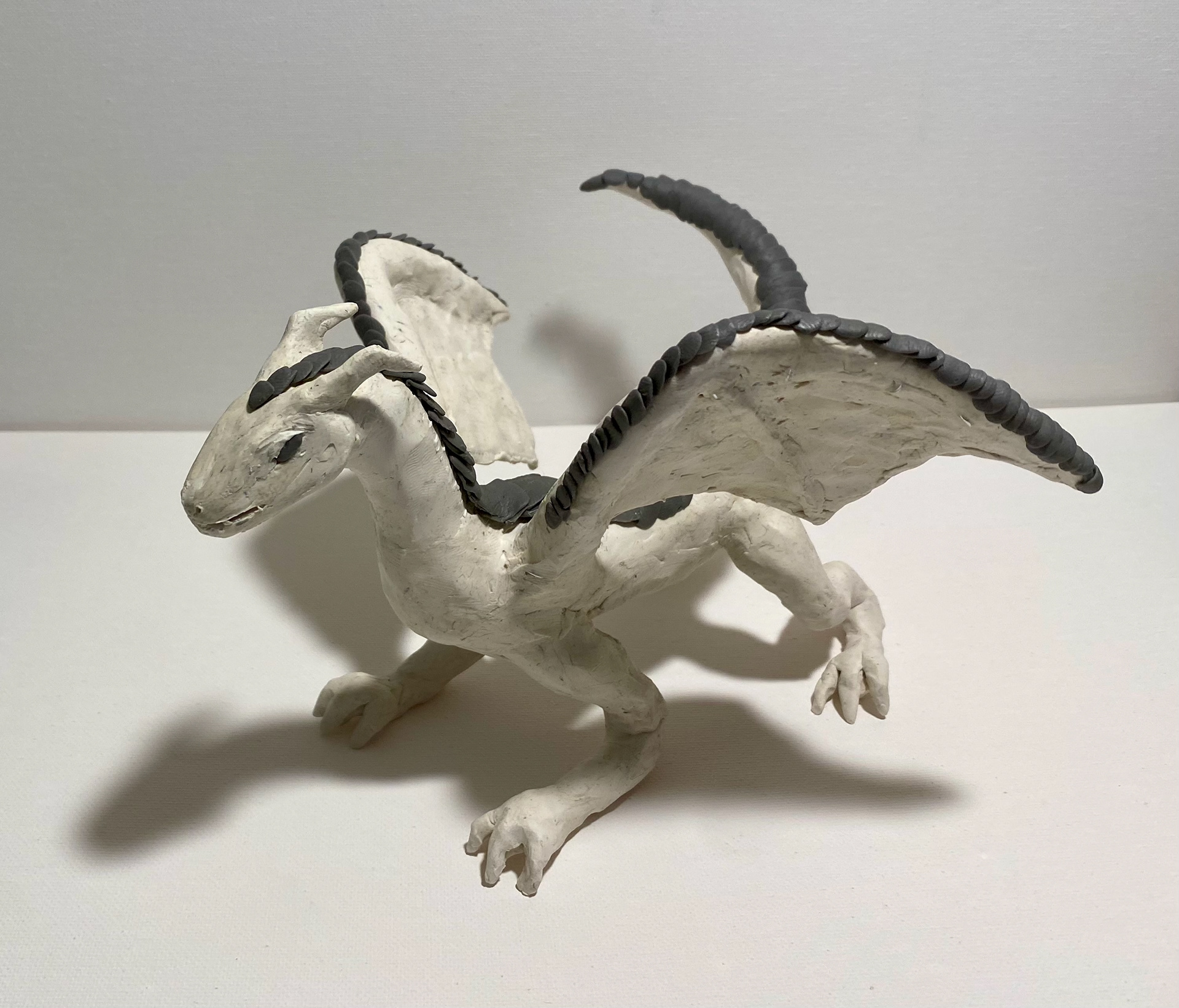 oil clay dragon