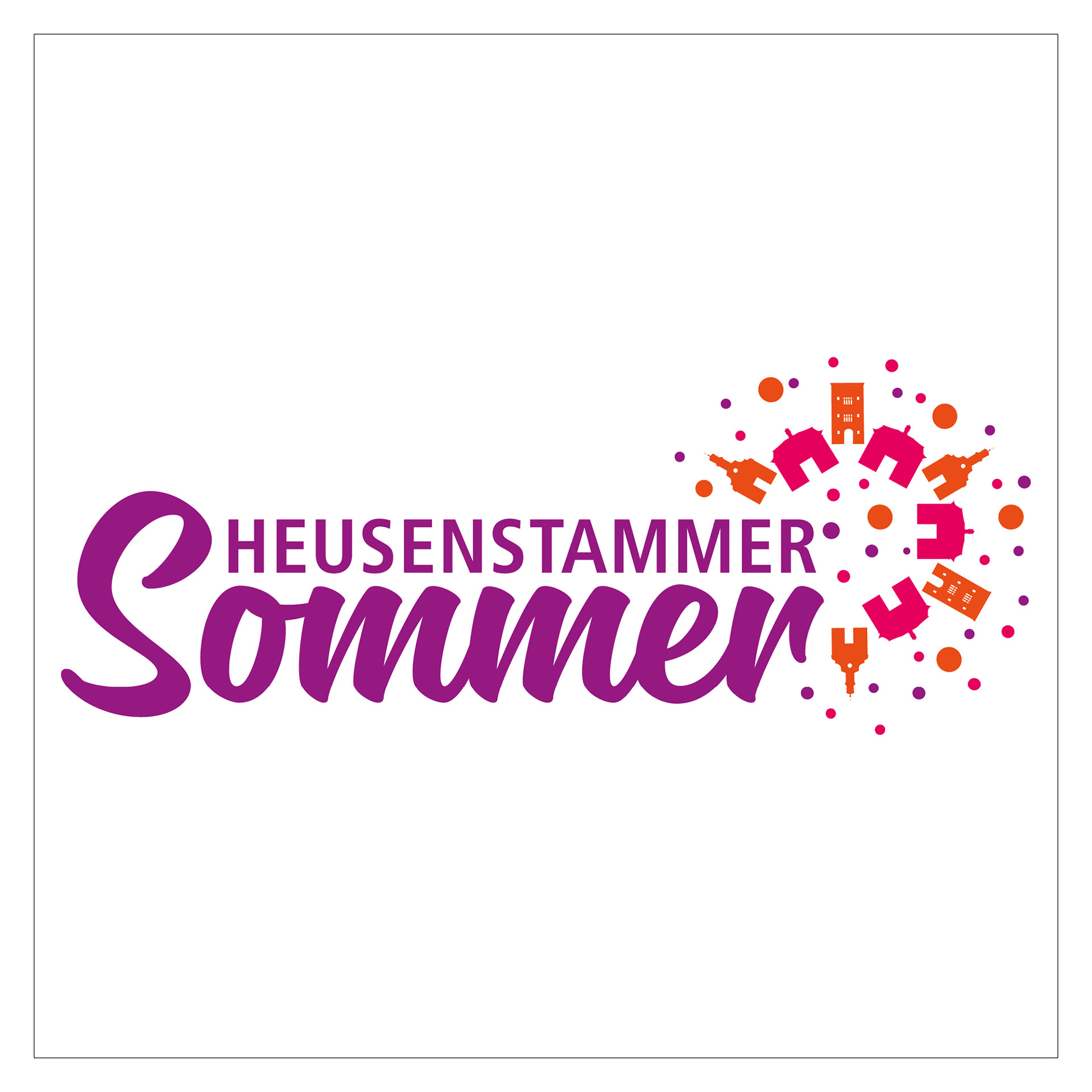 Key Visual des der Veranstaltungen des Heusenstammer Sommers