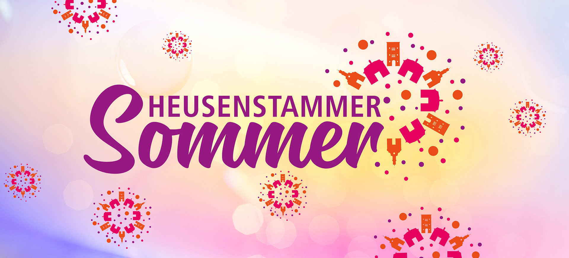 Key Visual der Veranstaltungsreihe Heusenstammer Sommers