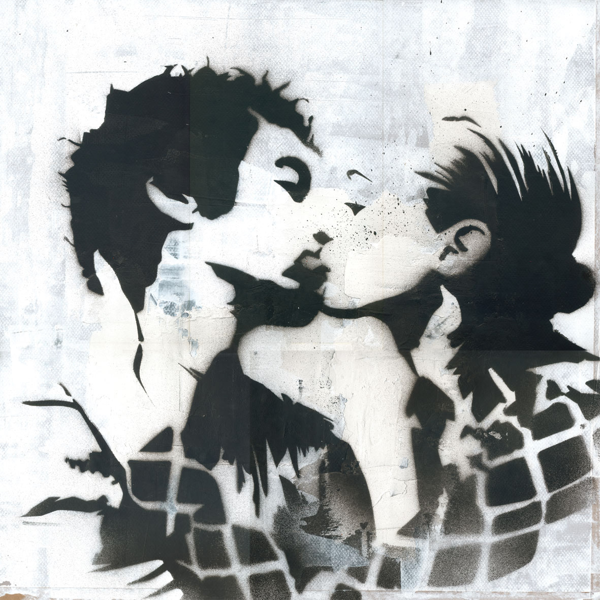 THE KISS 50cm X 50cm