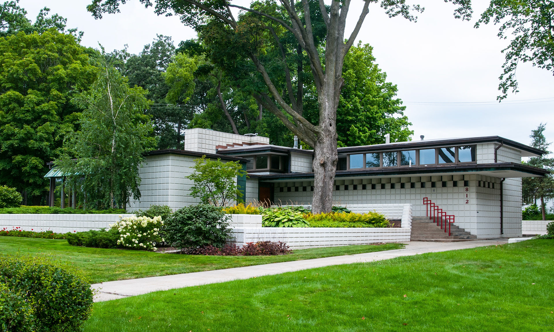 Pardee Residence In Midland, Michigan 1936. Alden B. Dow Architect.