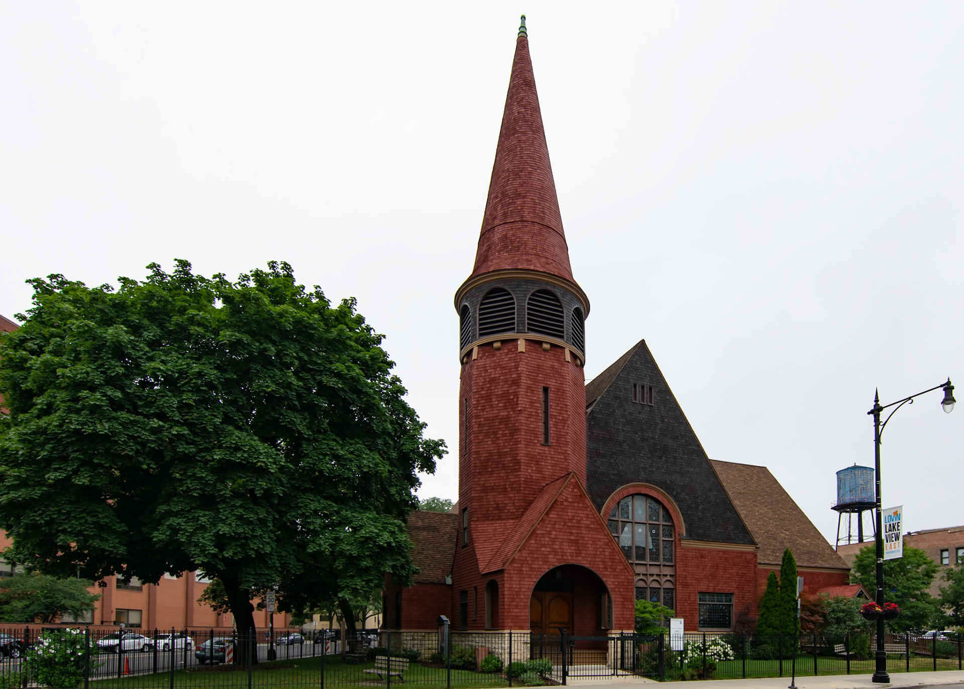 Lake View Presbyterian Church In Chicago, Illinois 1888. John Wellborn Root Architect.