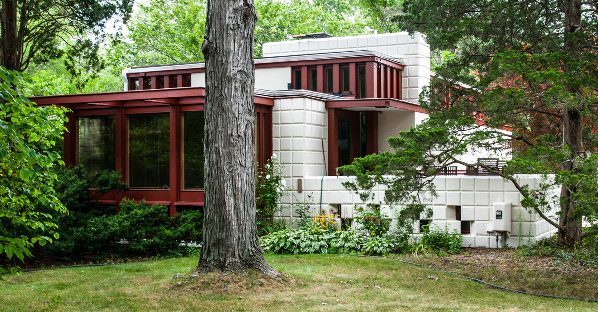 Whitman Residence In Midland Michigan 1934. Alden B. Dow Architect.