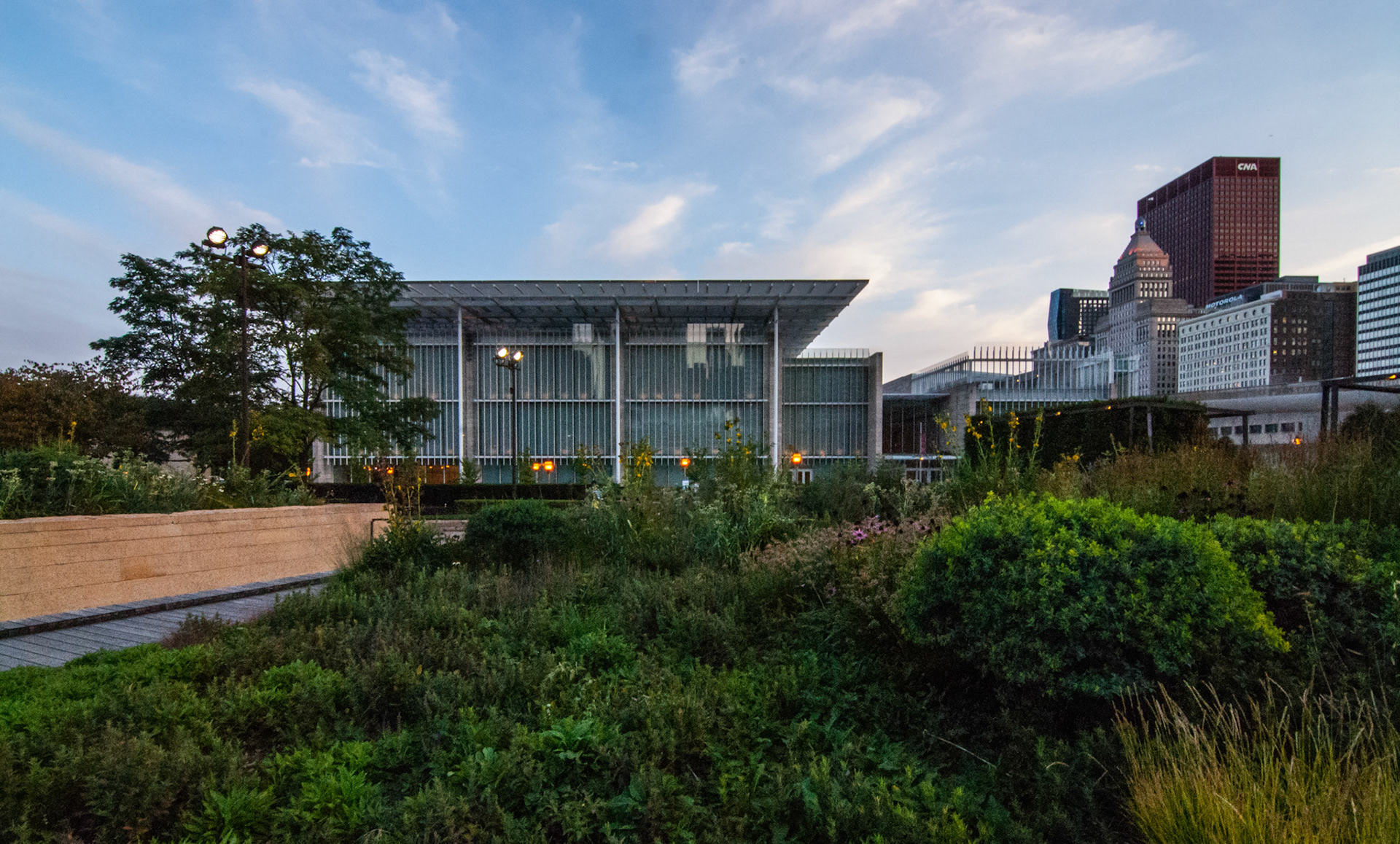 Modern Wing Of The Art Institute In Chicago, Illinois 2009. Renzo Piano Architect