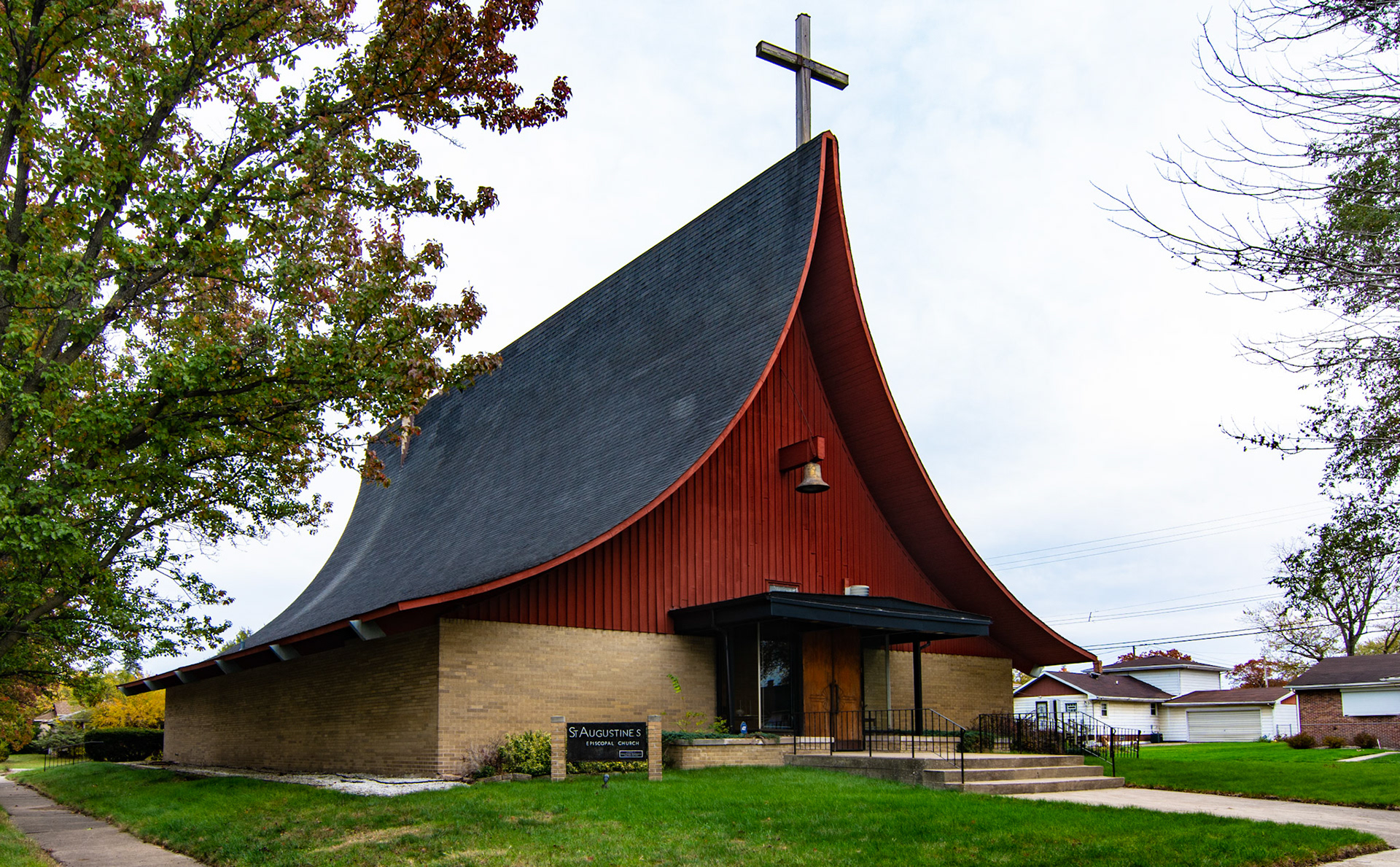 St. Augustine's Episcopal Church In Gary, Indiana 1958. Edward D. Dart Architect.