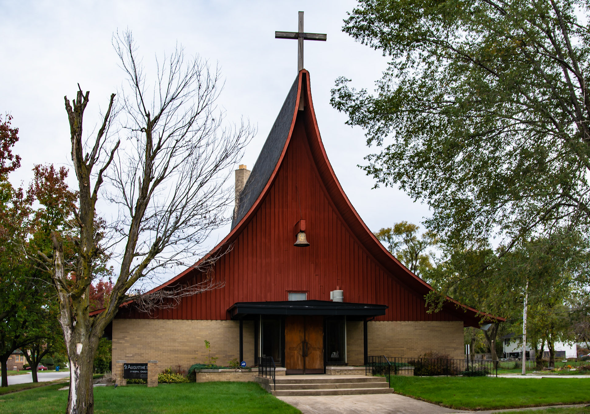 St. Augustine's Episcopal Church In Gary, Indiana 1958. Edward D. Dart Architect.