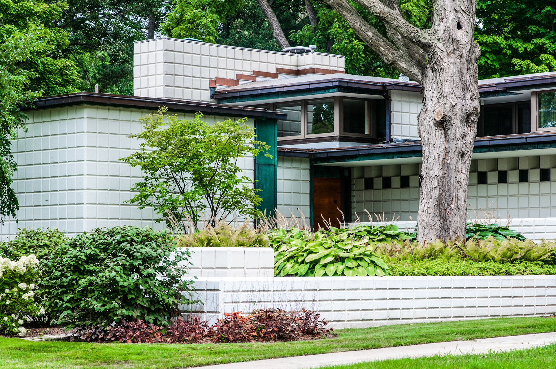 Pardee Residence In Midland, Michigan 1936. Alden B. Dow Architect.