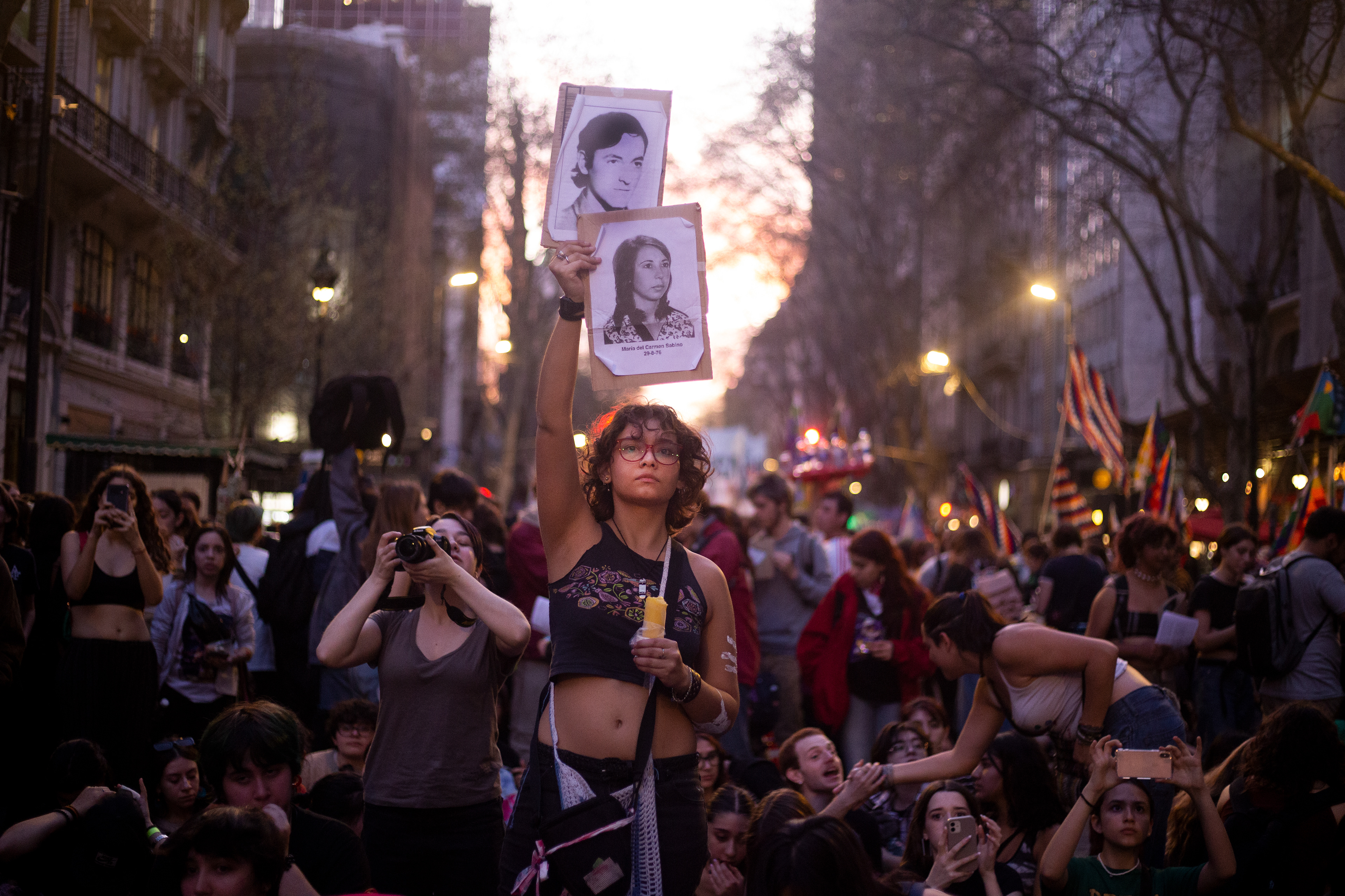 Acto en conmemoración a los Desaparecidos en la noche de los Lapices. Septiembre 2024./Regina Araujo.