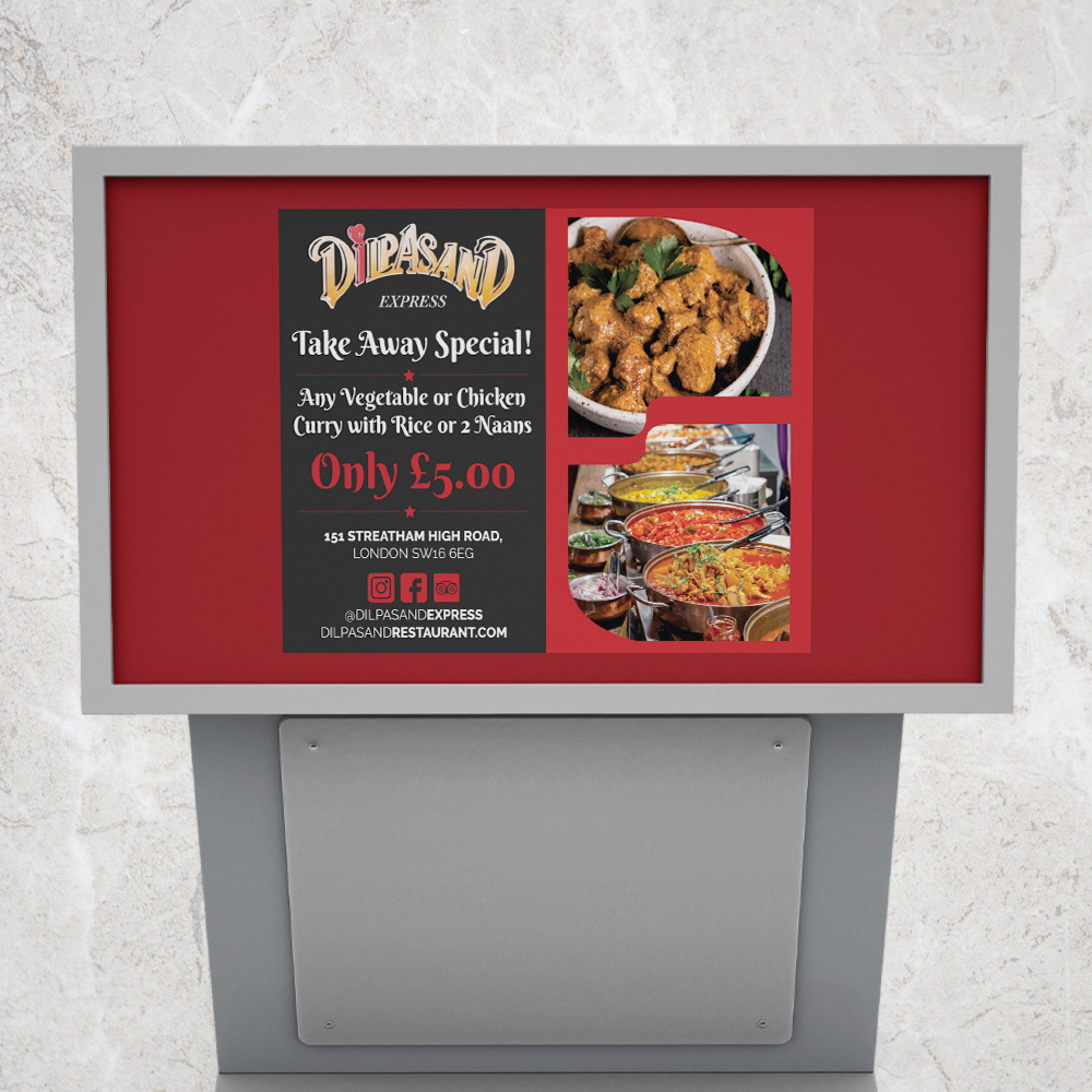 Dilpasand Express Kiosk Ad